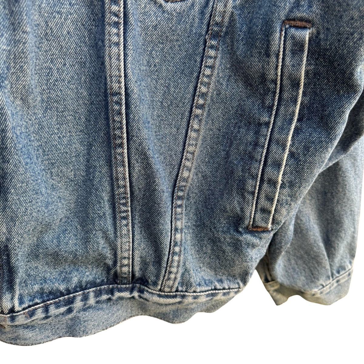 Bugle Boy Millennium Series Vintage 90s Y2K Grunge Denim Trucker Jacket Mens L