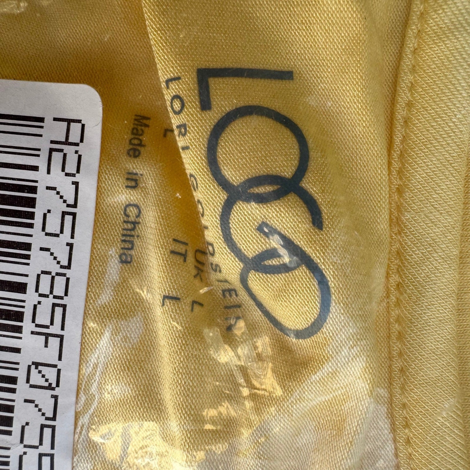 LOGO Lori Goldstein Butter Yellow Lagenlook Minimalist Flowy Chiffon Jersey TopM