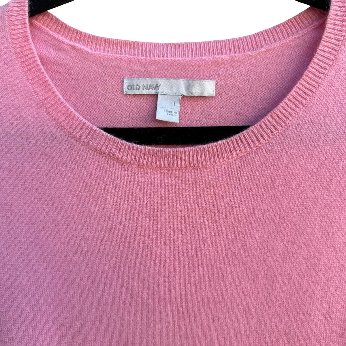 Old Navy 100% Cashmere Barbiecore Coquette Balletcore Preppy Sweater Pink XS
