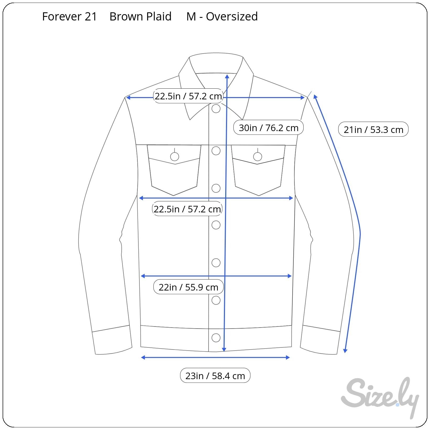 Forever 21 Plaid Flannel Y2K Grunge Oversized Jacket M Brown Beige Wool Blend