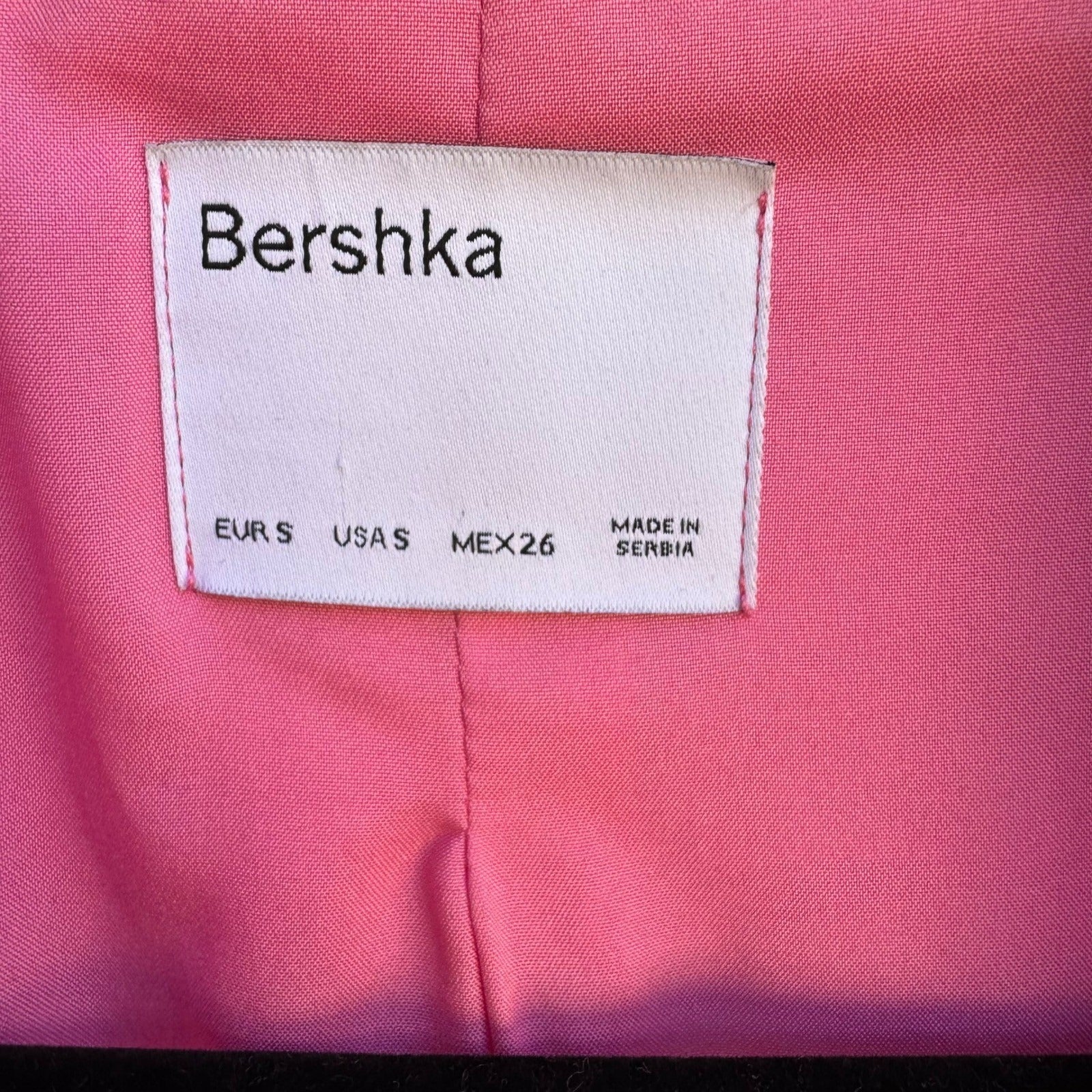 Bershka Hot Pink Oversized Tailored Statement Blazer S Barbiecore Power Suit
