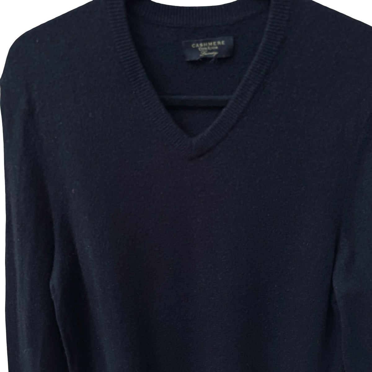 Club Room Luxury 100% Cashmere Quiet Luxury Old Money Minimalist Sweater Black M