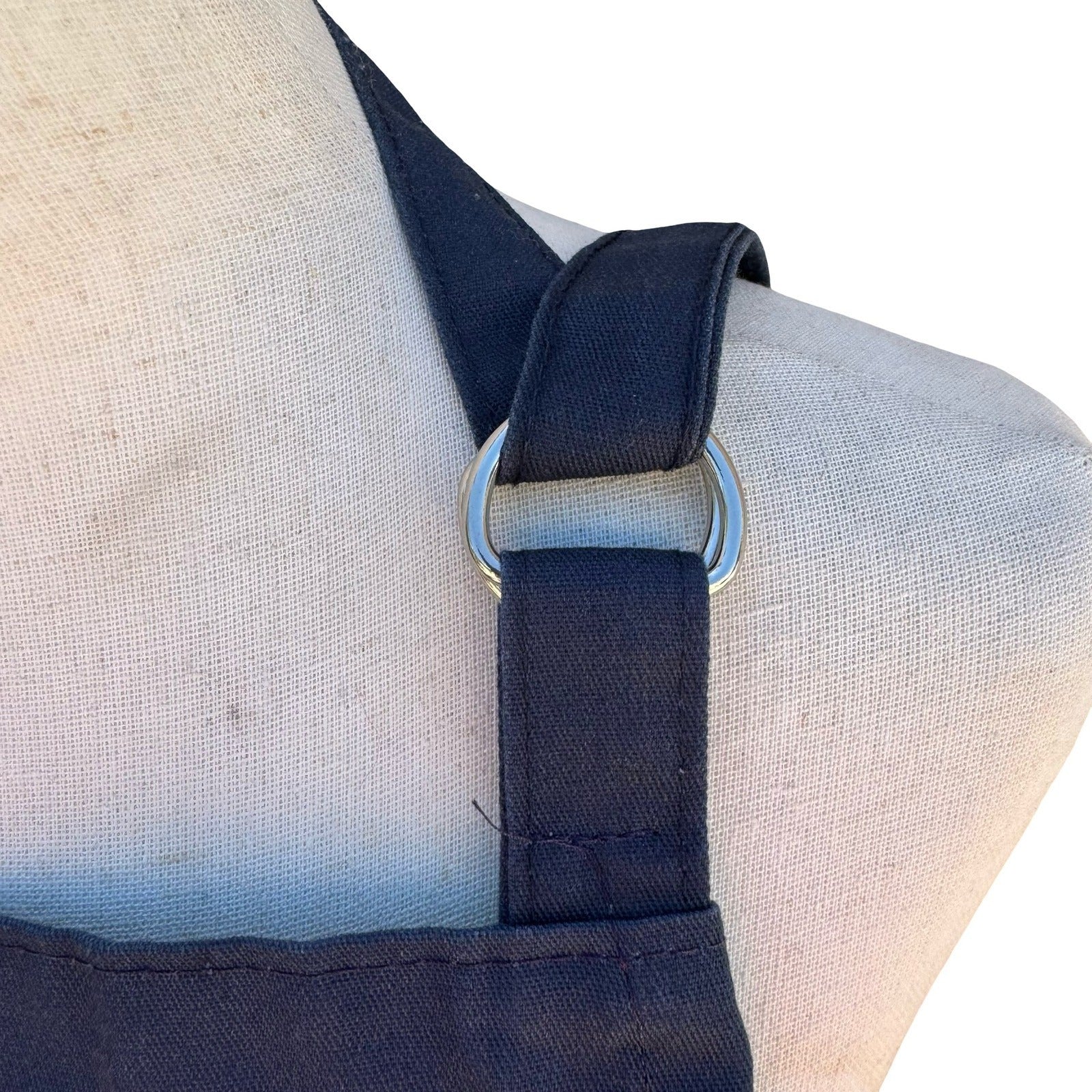 National Postal Mail Handlers Union Local 303 Navy Canvas Work Apron Pockets