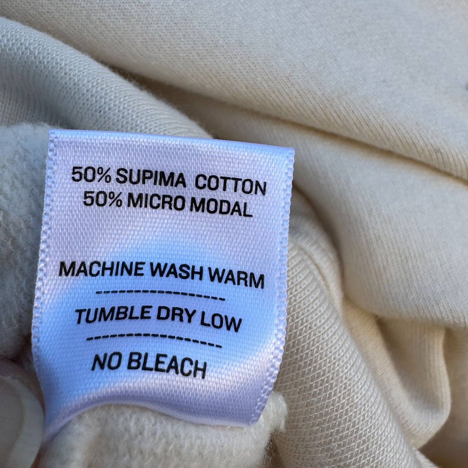 American Giant Womens Zip-Up Hoodie M Cream Cotton Blend USA Made Athleisure