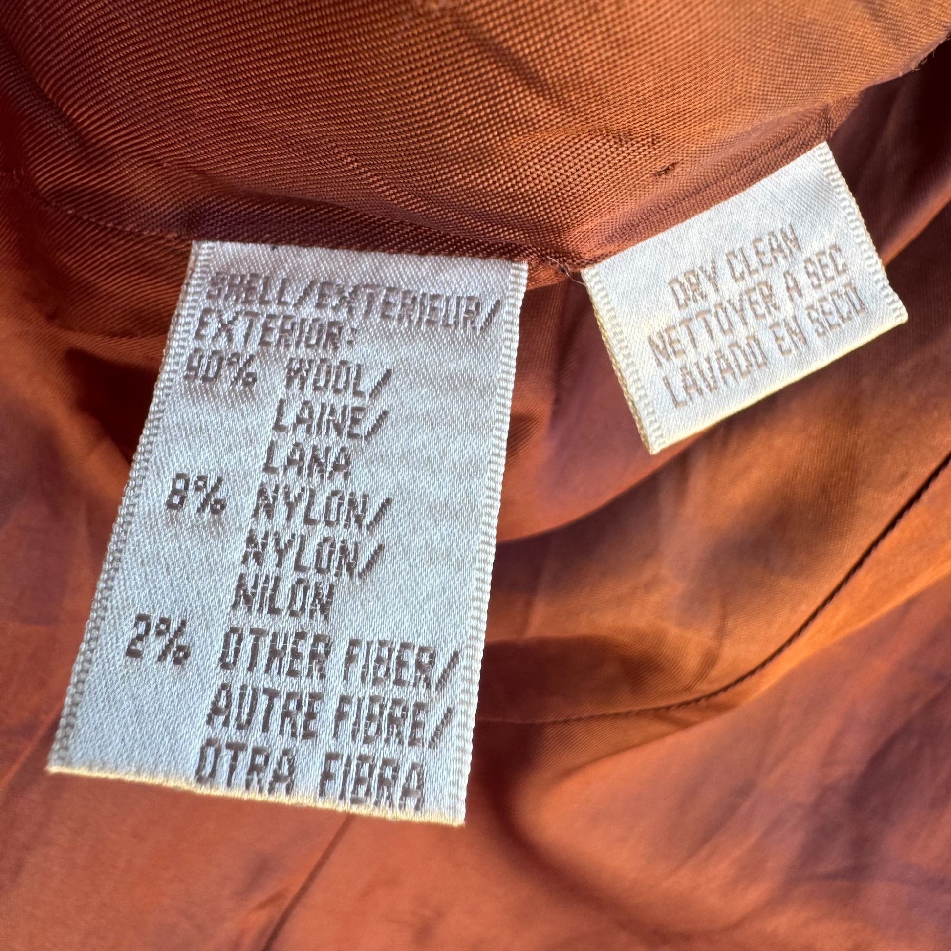 Jones New York Vintage Womens Brown Gray Tweed Wool Blend Boucle Jacket Blazer 10