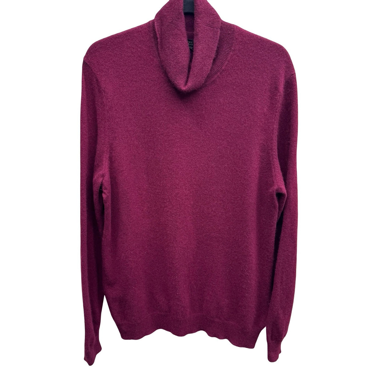 Club Room Luxury 100% Cashmere Quiet Luxury Old Money Cowl Neck Sweater Red L