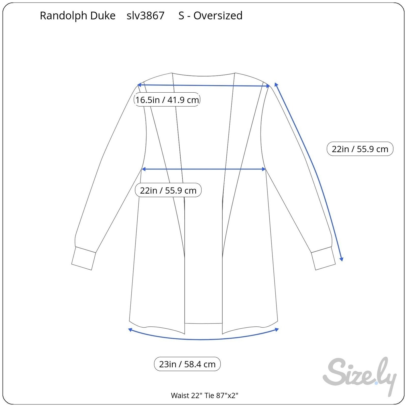 Randolph Duke The Look Reversible Silk Velvet Jacket Blue Open Cardigan SM NWT
