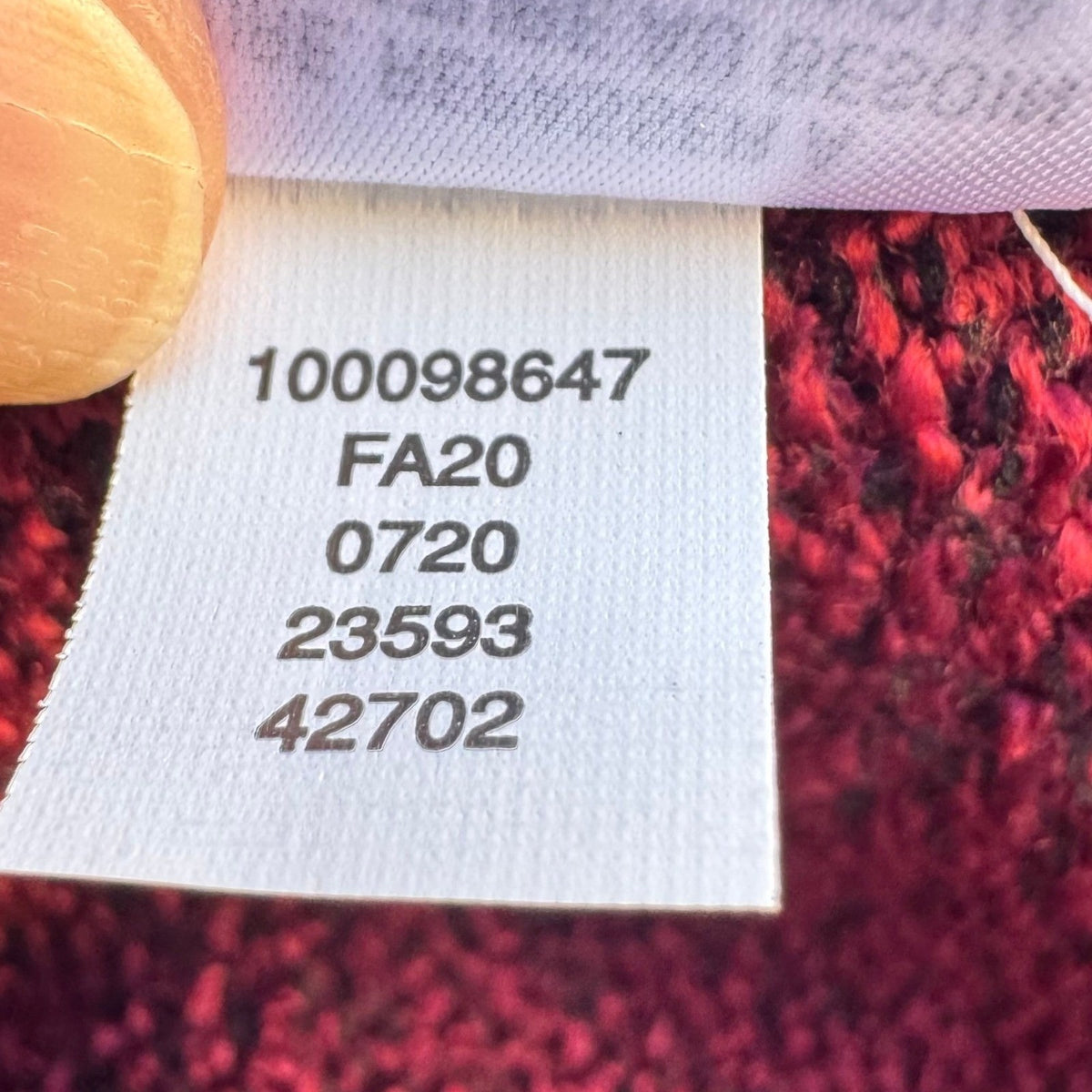 Karen Scott Marled Knit Layering Polo Collar Cardigan Merlot Red Women L NEW