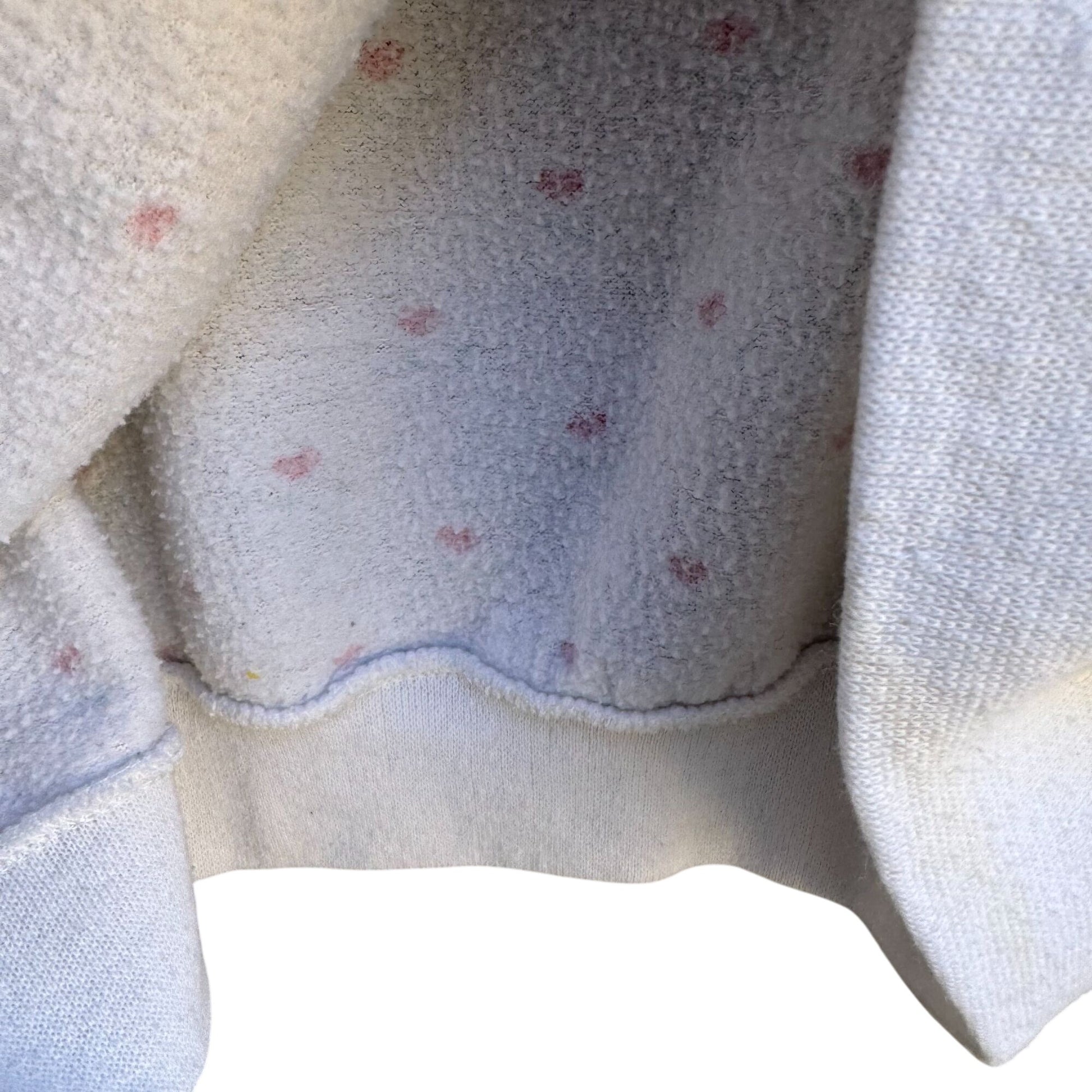 Spumoni By Franco Vintage Cottage Granny Teddy Bear Dog Puff Print Sweatshirts