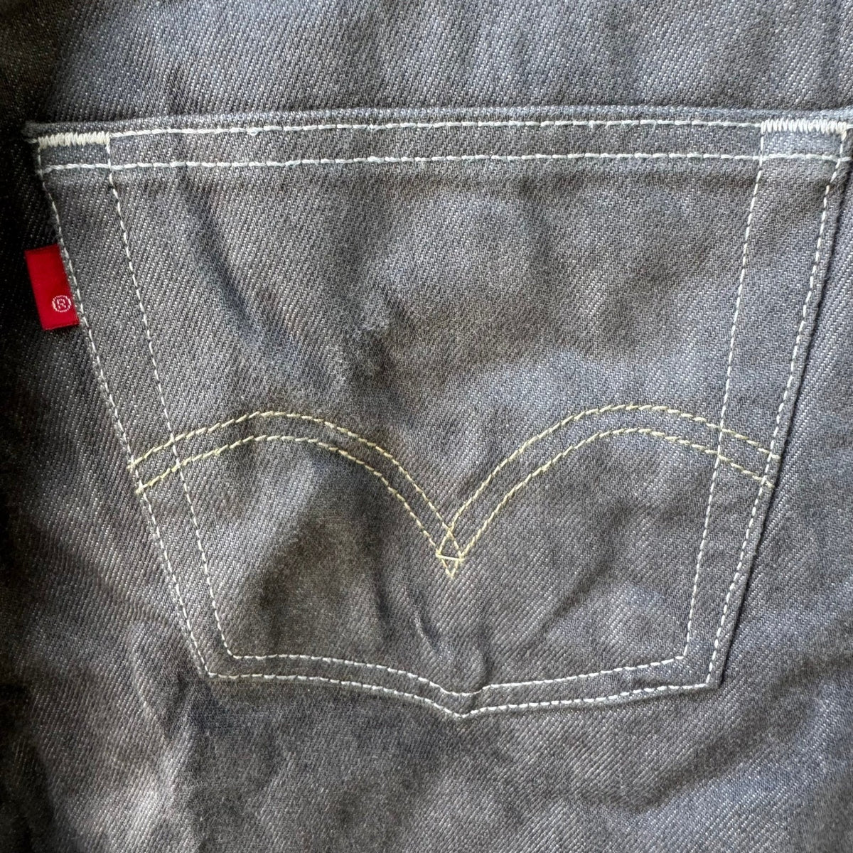Levi's 501 WPL 423 Vintage Y2K Streetwear Jeans Mens Gray 34x30 Made In Mexico