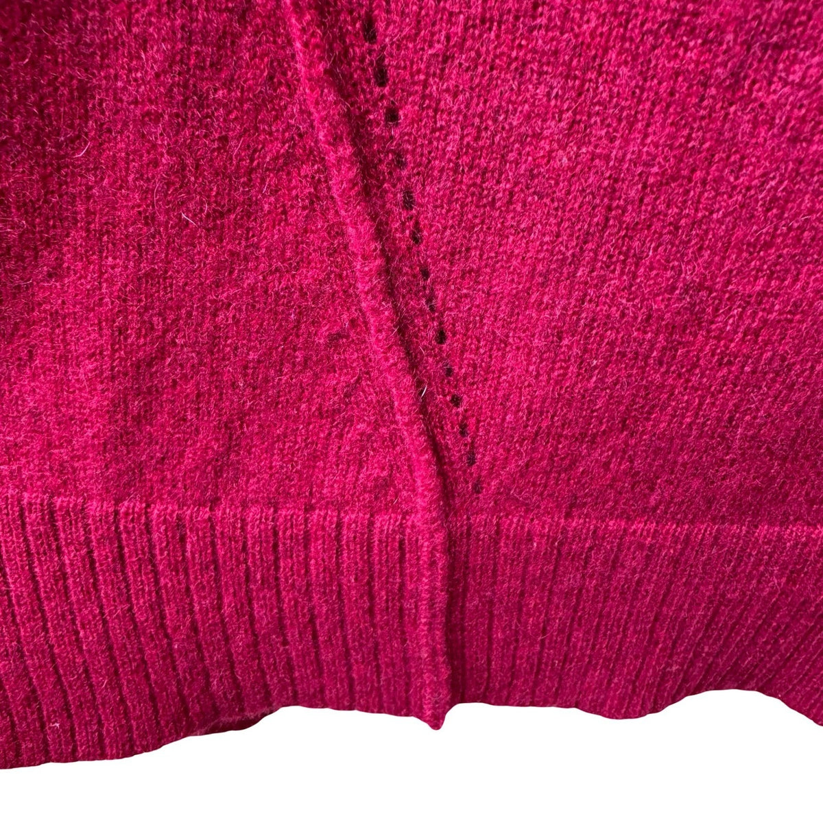 Griffen 100% Cashmere Quiet Luxury Old Money Preppy Minimalist Sweater Red M