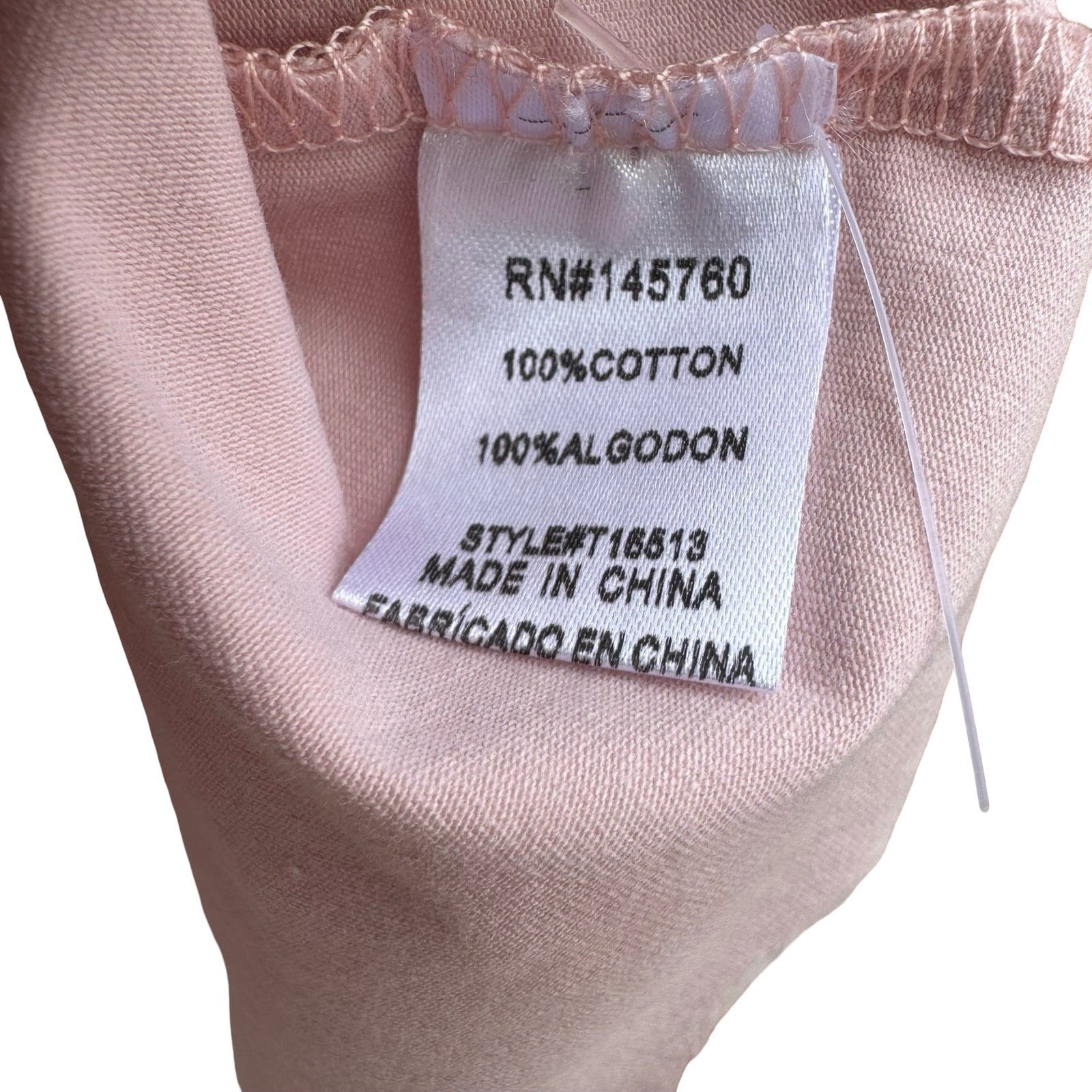 IJOAH Womens Pink Ruffle Button Front Cotton Cami Tank Top T16513 Small NEW