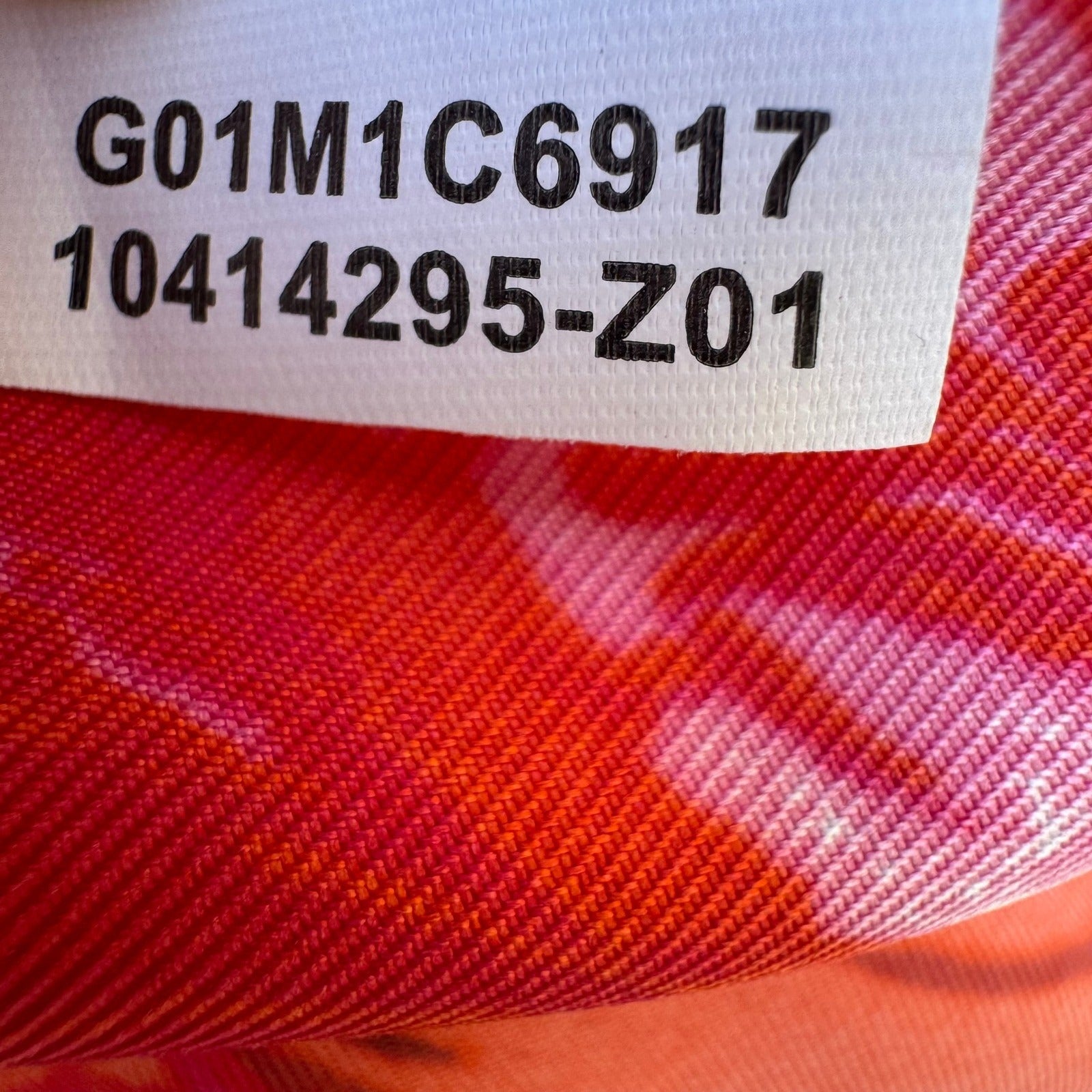 Jones New York Collection Red Bold Floral Sleeveless Pleated Feminine Blouse 14