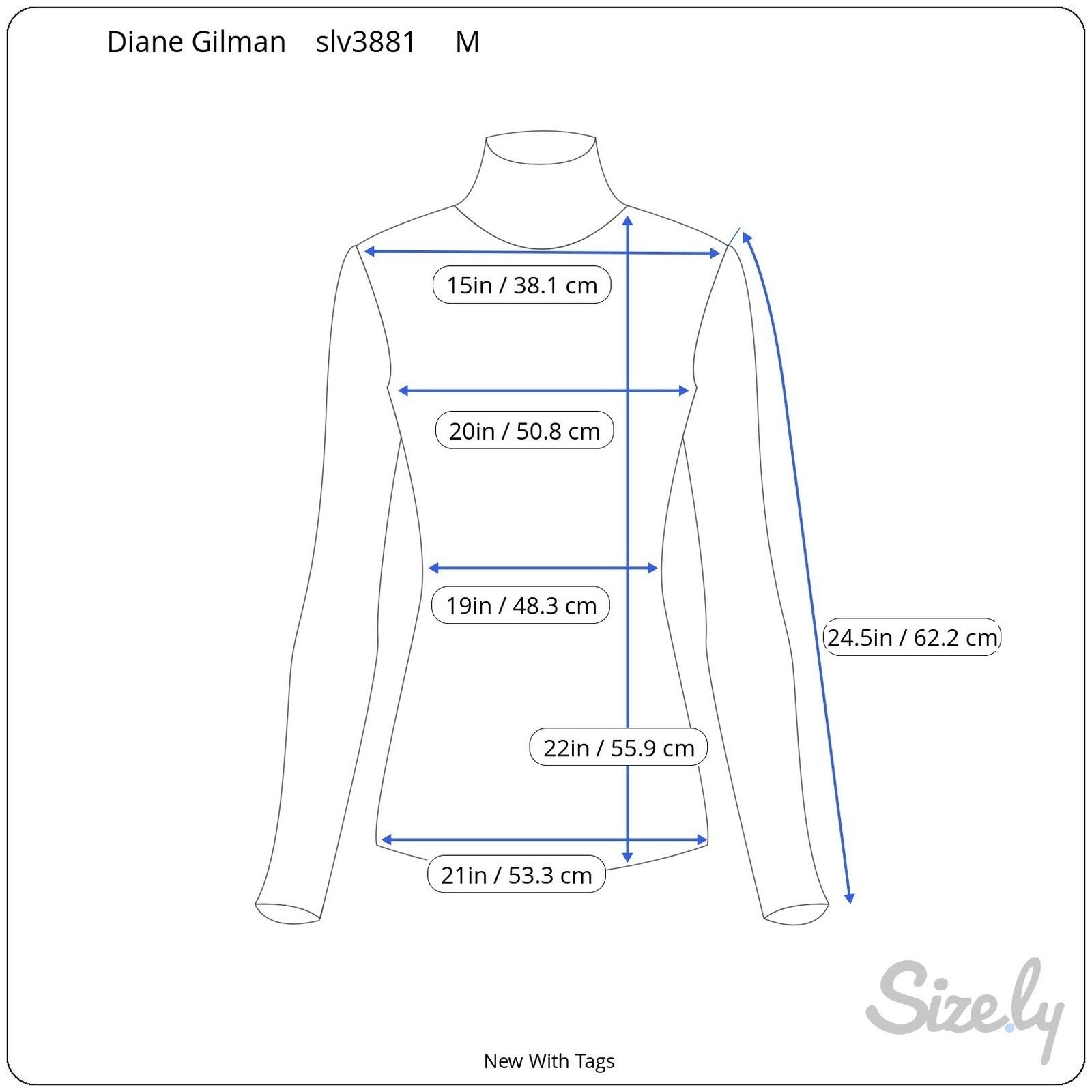 Diane Gilman DG2 Womens Metallic Black Cowl Neck Long Sleeve Stretch Top M NEW