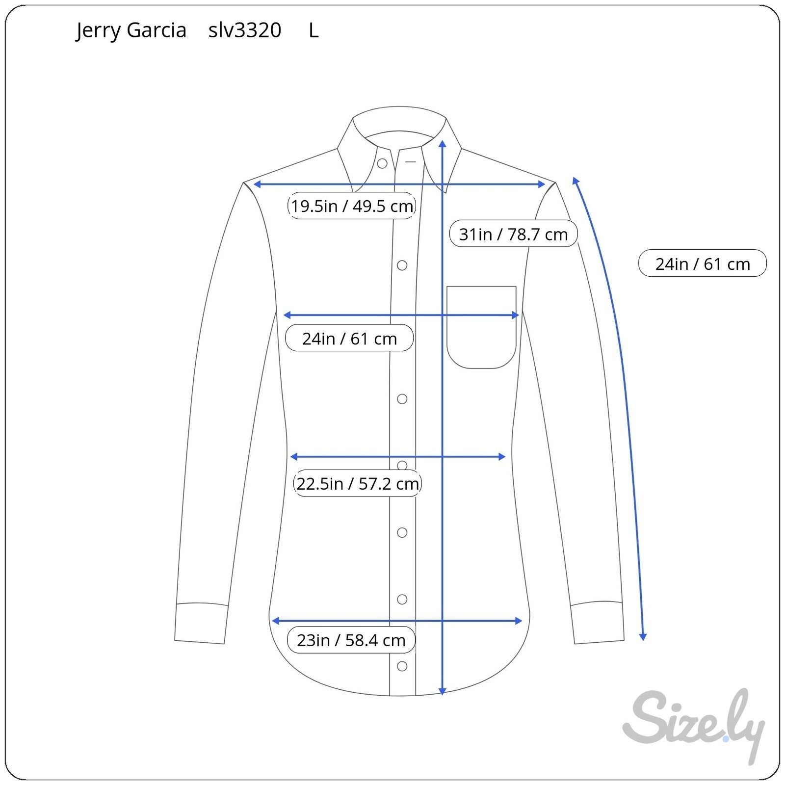 Jerry Garcia Mens L Grey Geometric Medallion Button Down Shirt Grateful Dead