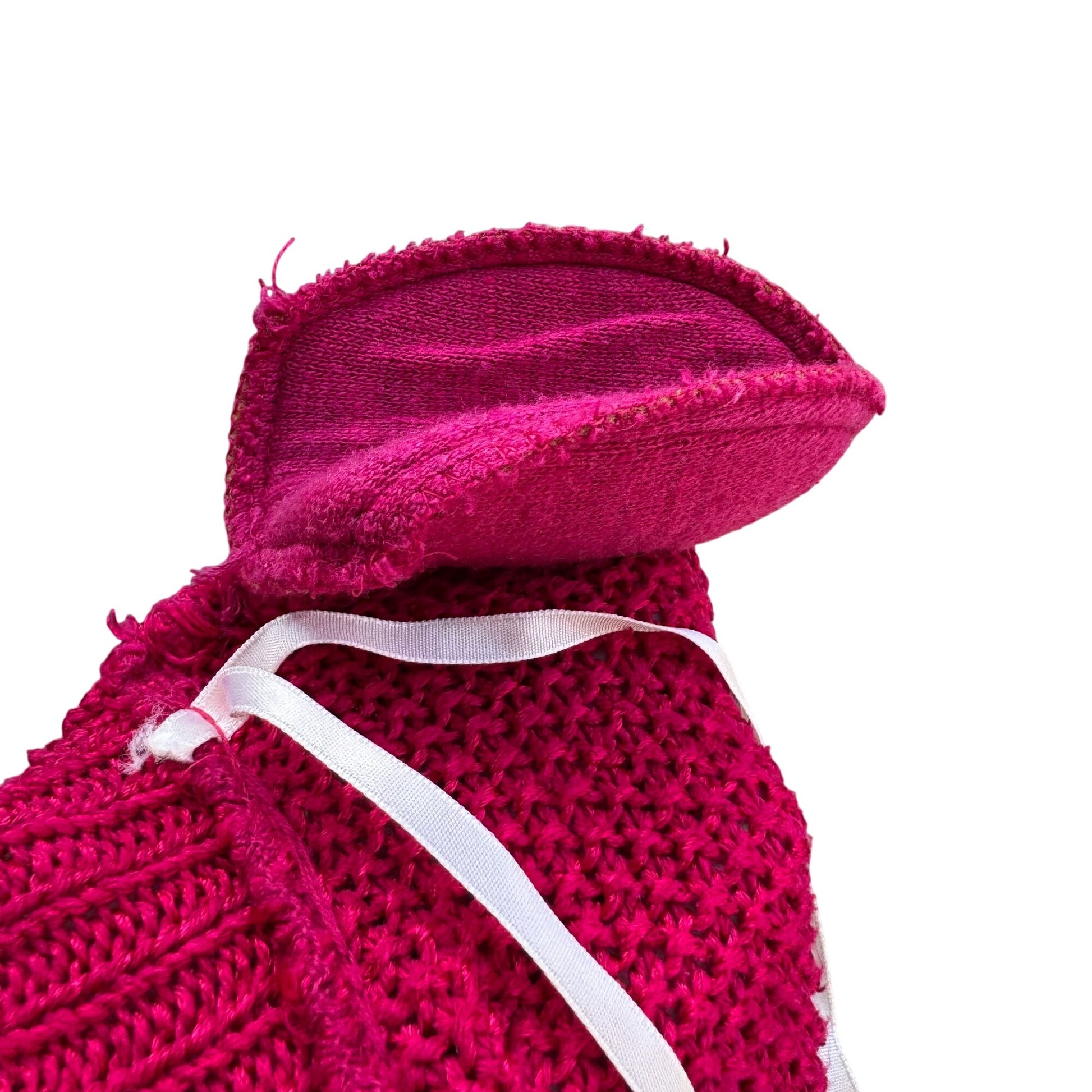 Liz Claiborne Vintage Knit Short-Sleeve Silk Blend Pink Cropped Sweater Top P