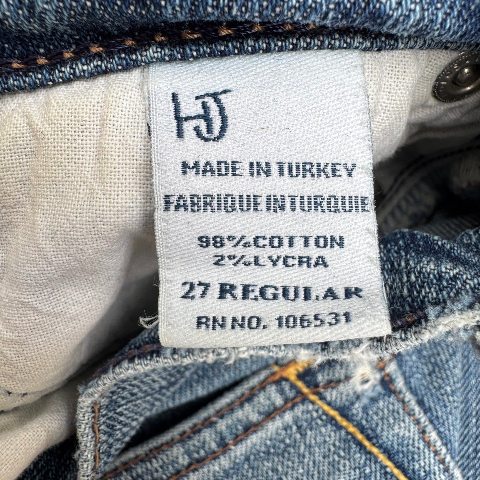 Harlow Jeans Vintage Y2K Indie Sleaze Low Rise Medium Wash Bootcut Jean Women 27