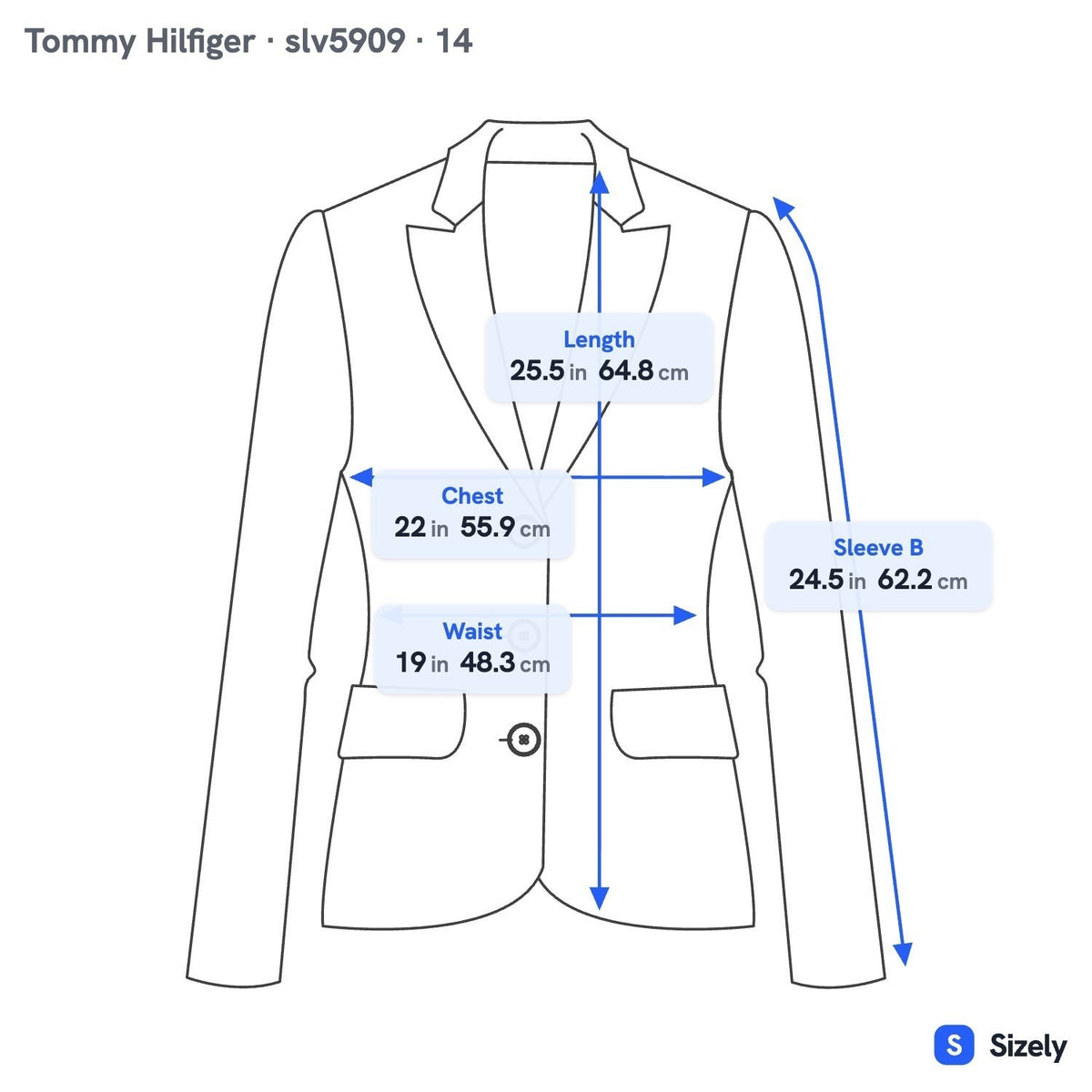 Tommy Hilfiger Plaid Elbow Patch Preppy Collegiate Schoolgirl Blazer Womens 14