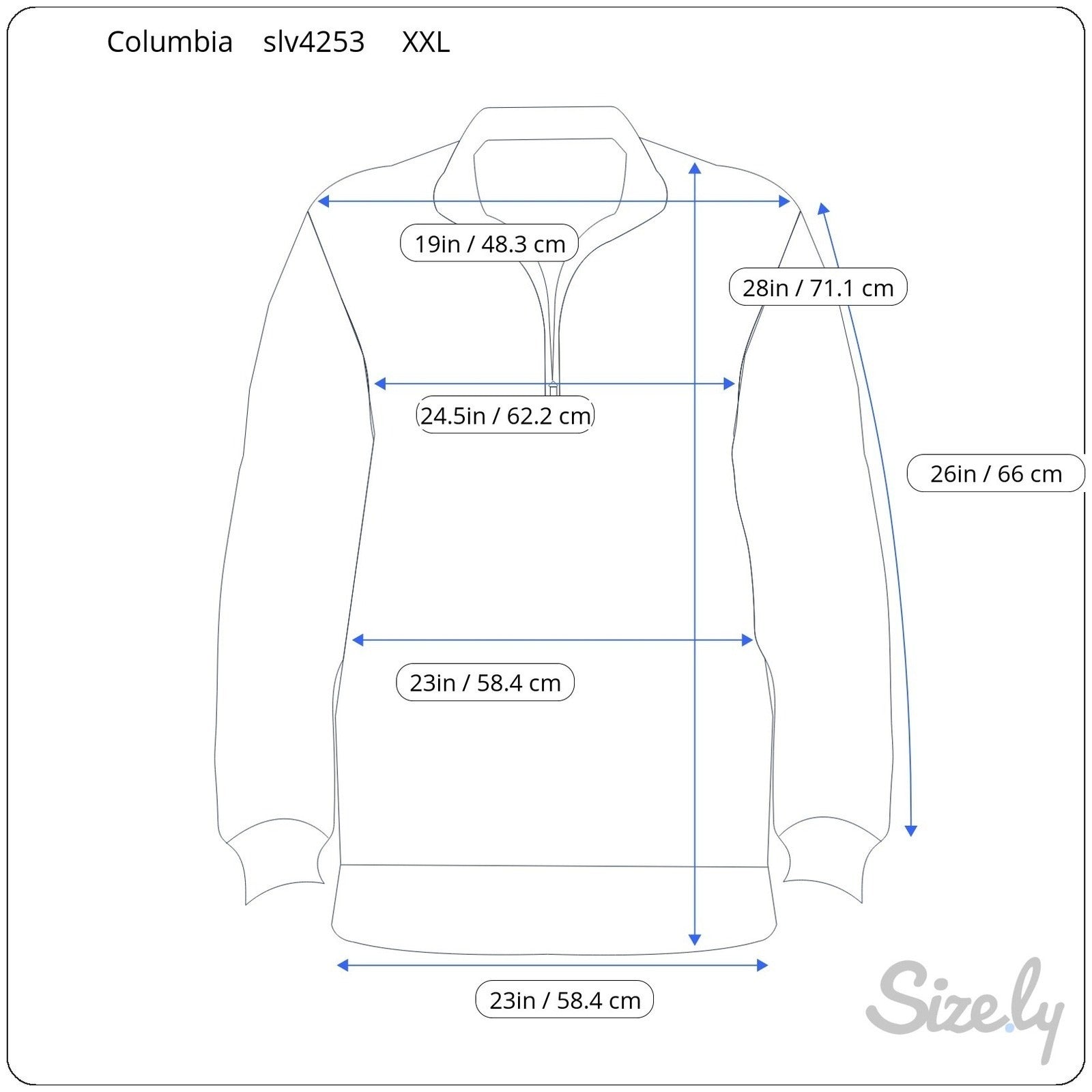 Columbia Vertex Mens XXL Quarter Zip Pullover Grey Black Ribbed Fleece AM6811