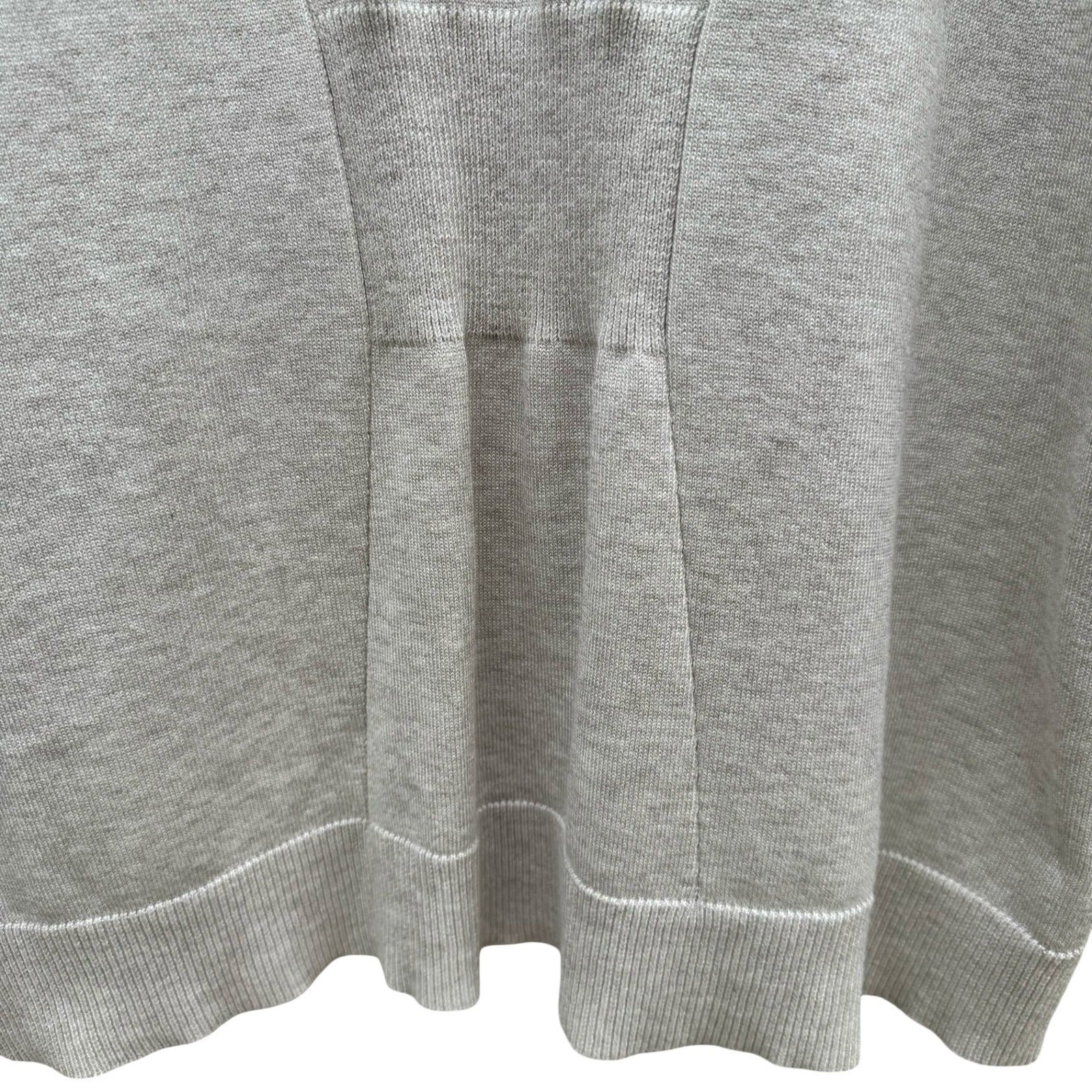 United States Sweaters Womens PXL Oatmeal Open Front Cardigan Grommet Cuff NEW