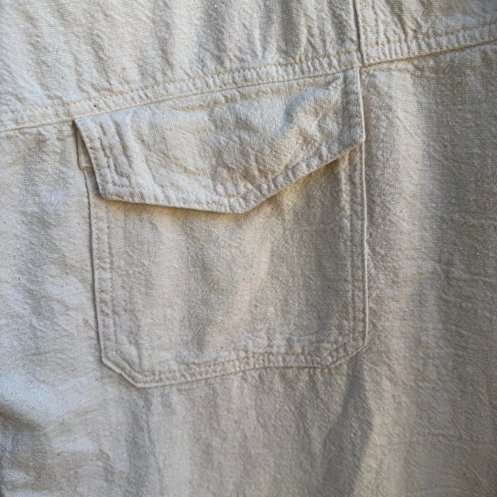 California Drawstrings Vintage 90s Boho Cotton Butterfly Embroidered Shirt Pants