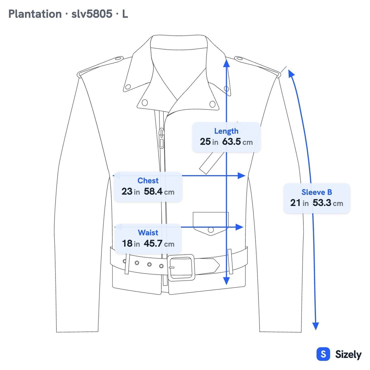 Plantation Vintage Grunge Rocker Belted Distressed Biker Moto Jacket ZIPPER FLAW