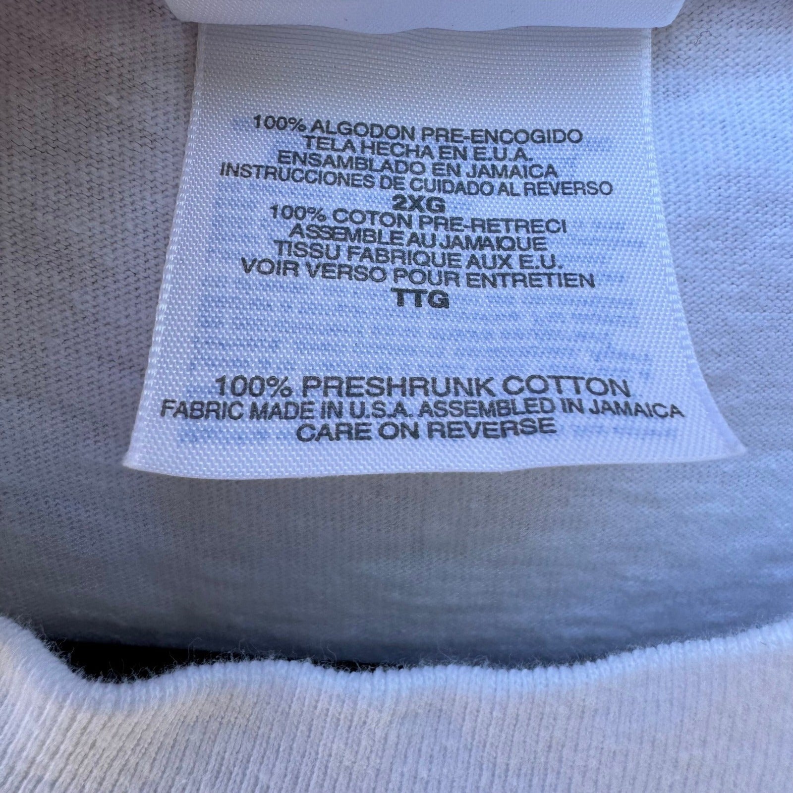 Hanes Beefy-T Vintage Los Angeles Centurions Football Graphic T-Shirt White XXL