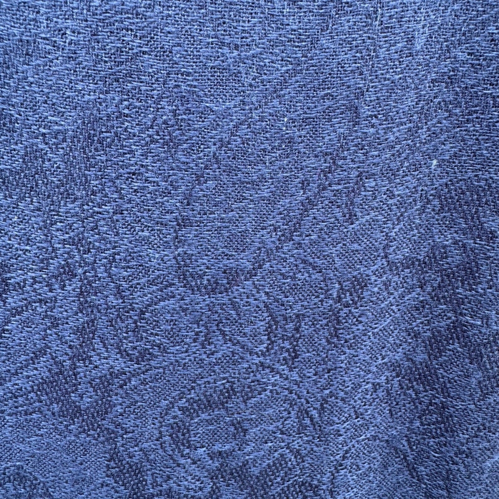 Pashmina Navy Blue Paisley Jacquard Scarf Shawl 100% Pashmina Fringe Wrap Stole