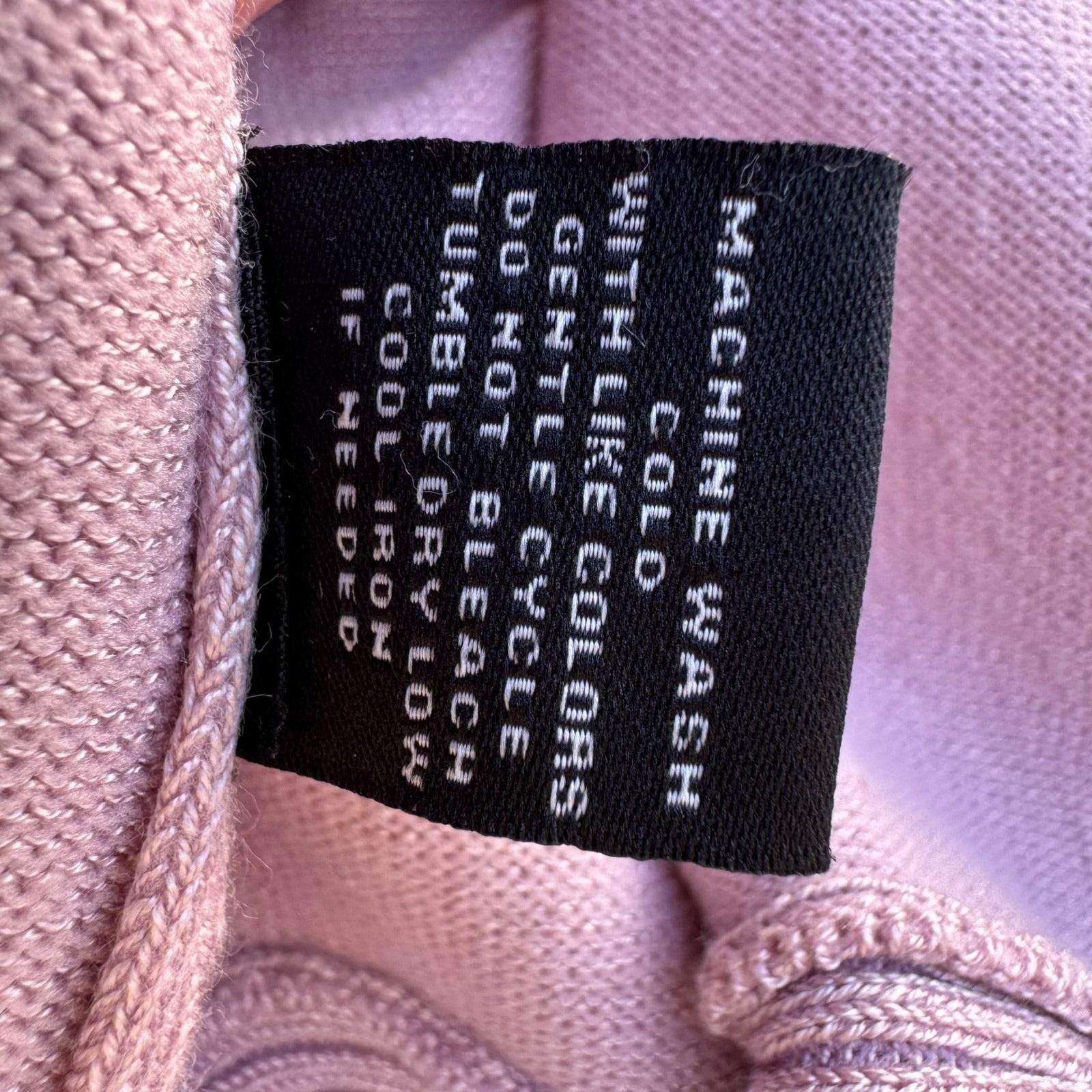 Verve Ami Minimalist Open Front Shawl Collar Cardigan Sweater Pastel Lilac L NEW