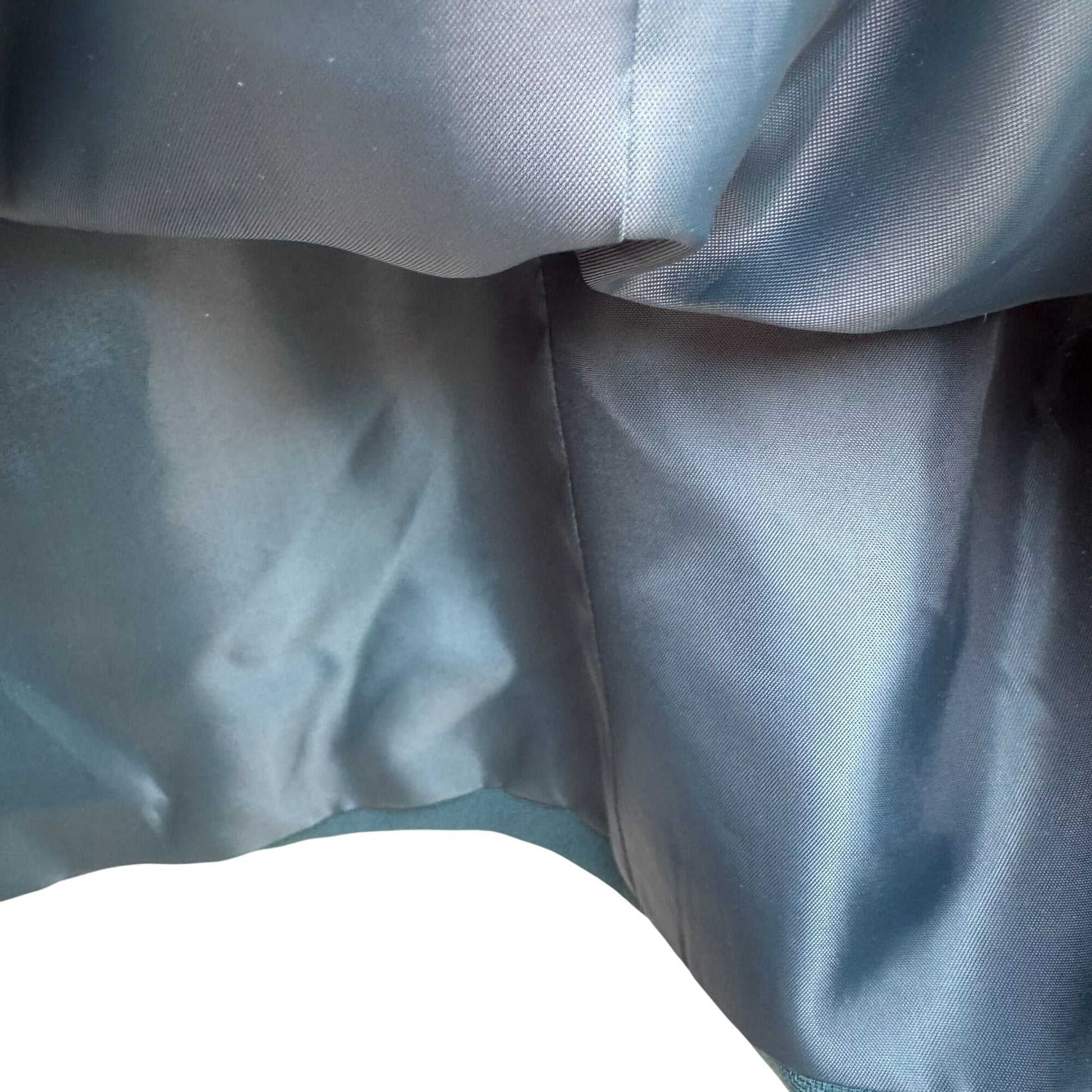 Coldwater Creek Womens Sleeveless Full Lined Scoop Neck Side Zip Teal Blouse 16