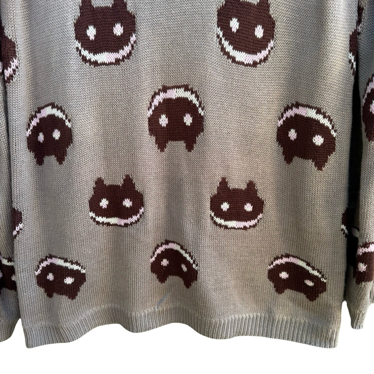 Hot Topic Cartoon Network Steven Universe Cookie Cat Sweater Womens L Kidcore