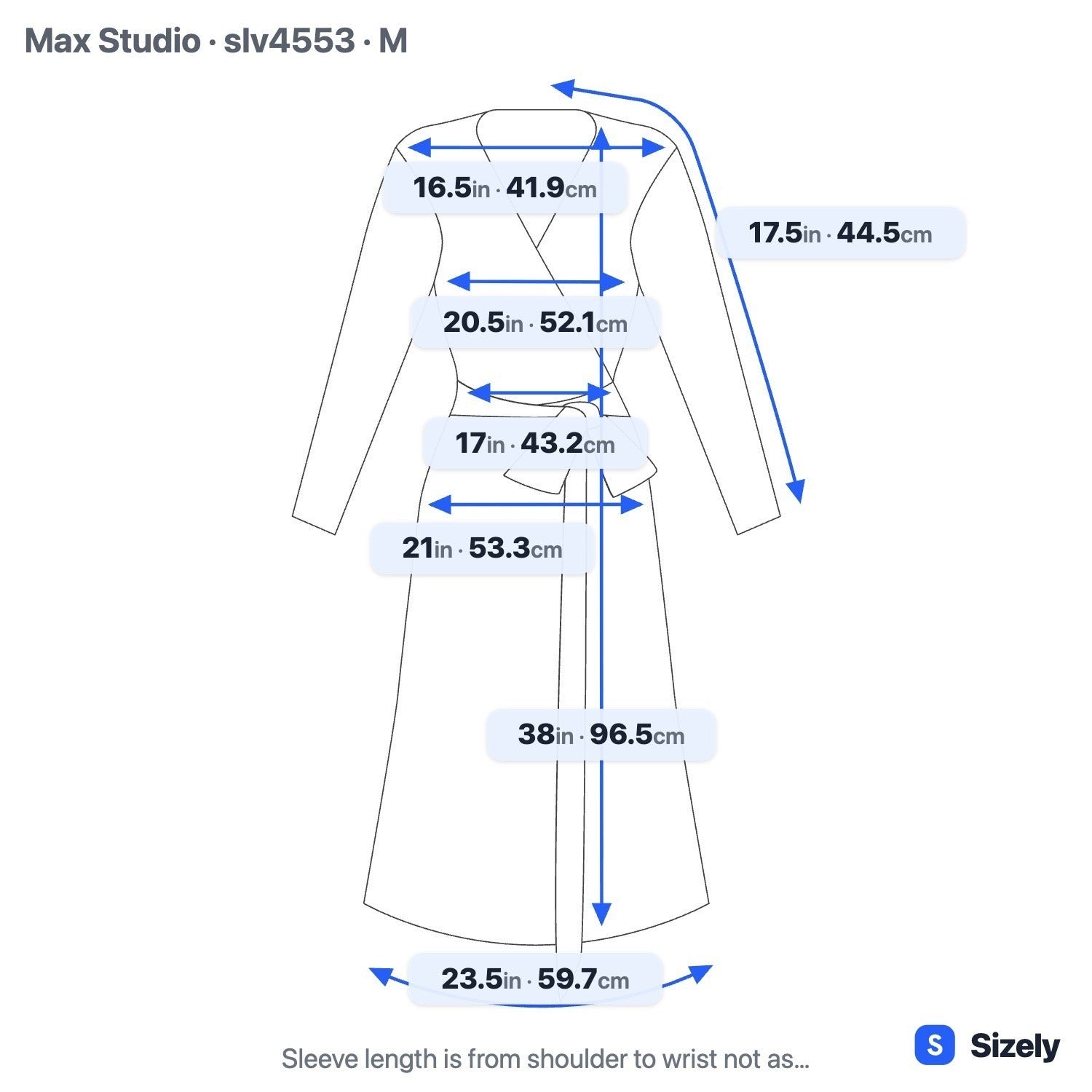 Max Studio Mod Geometric Tile Print Faux Wrap Jersey Dress Careerwear Blue M