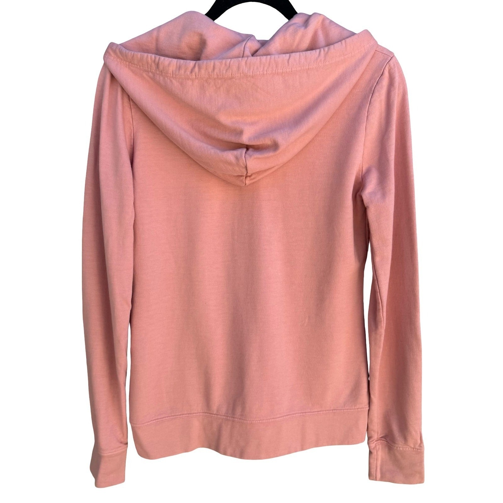 American Giant Sustainable US Supima Cotton Micro Modal Zip Hoodie Pink Womens S