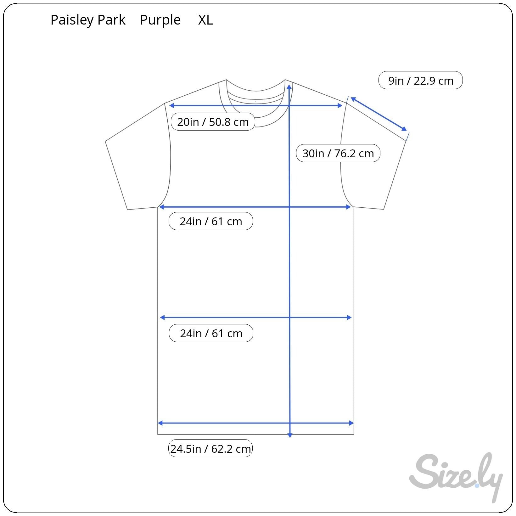 Paisley Park Purple Graphic T-Shirt XL Officially Approved By The Prince Estate
