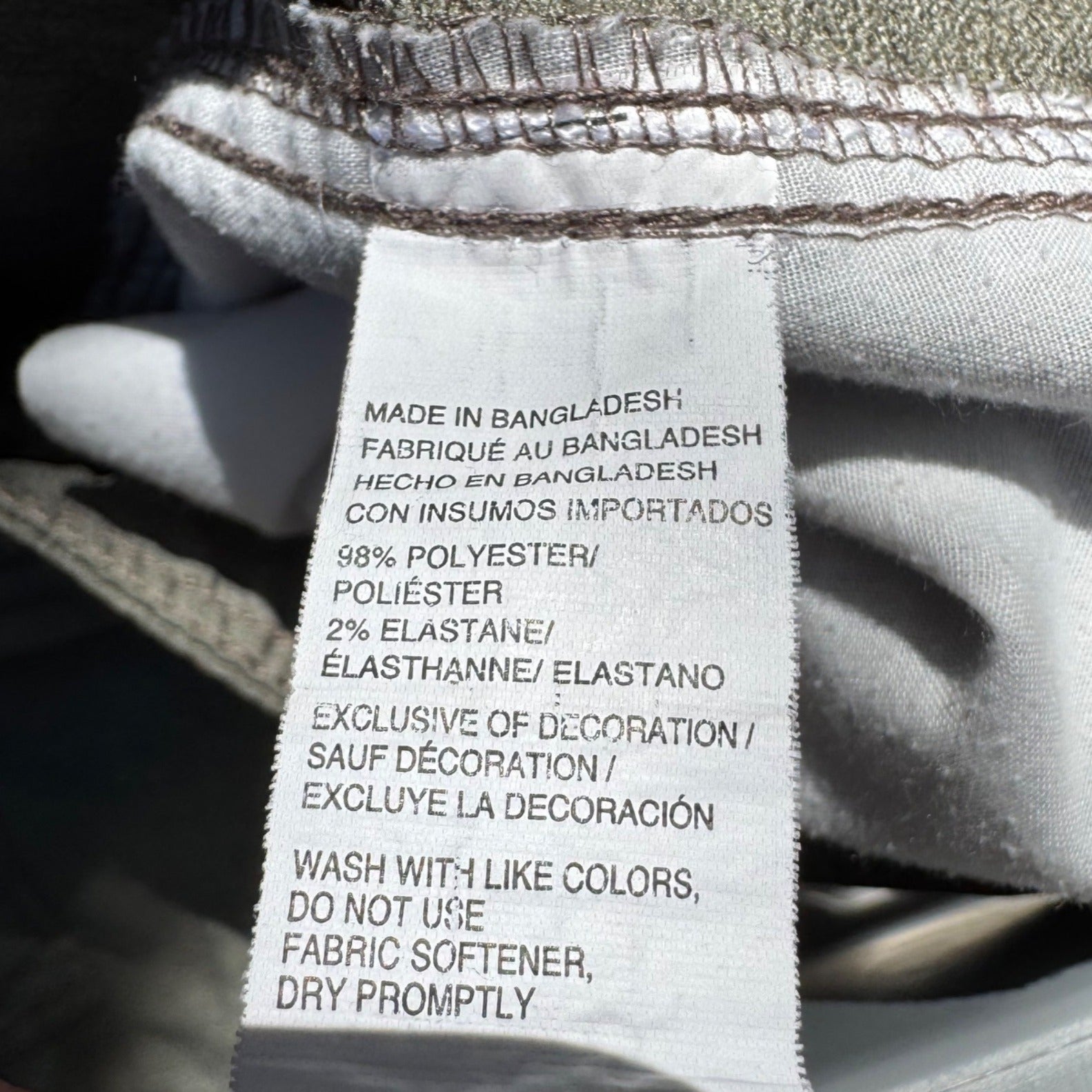 G.H. Bass & Co Mens Gray Casual Outdoor Durable Lightweight Flat Front Shorts 40