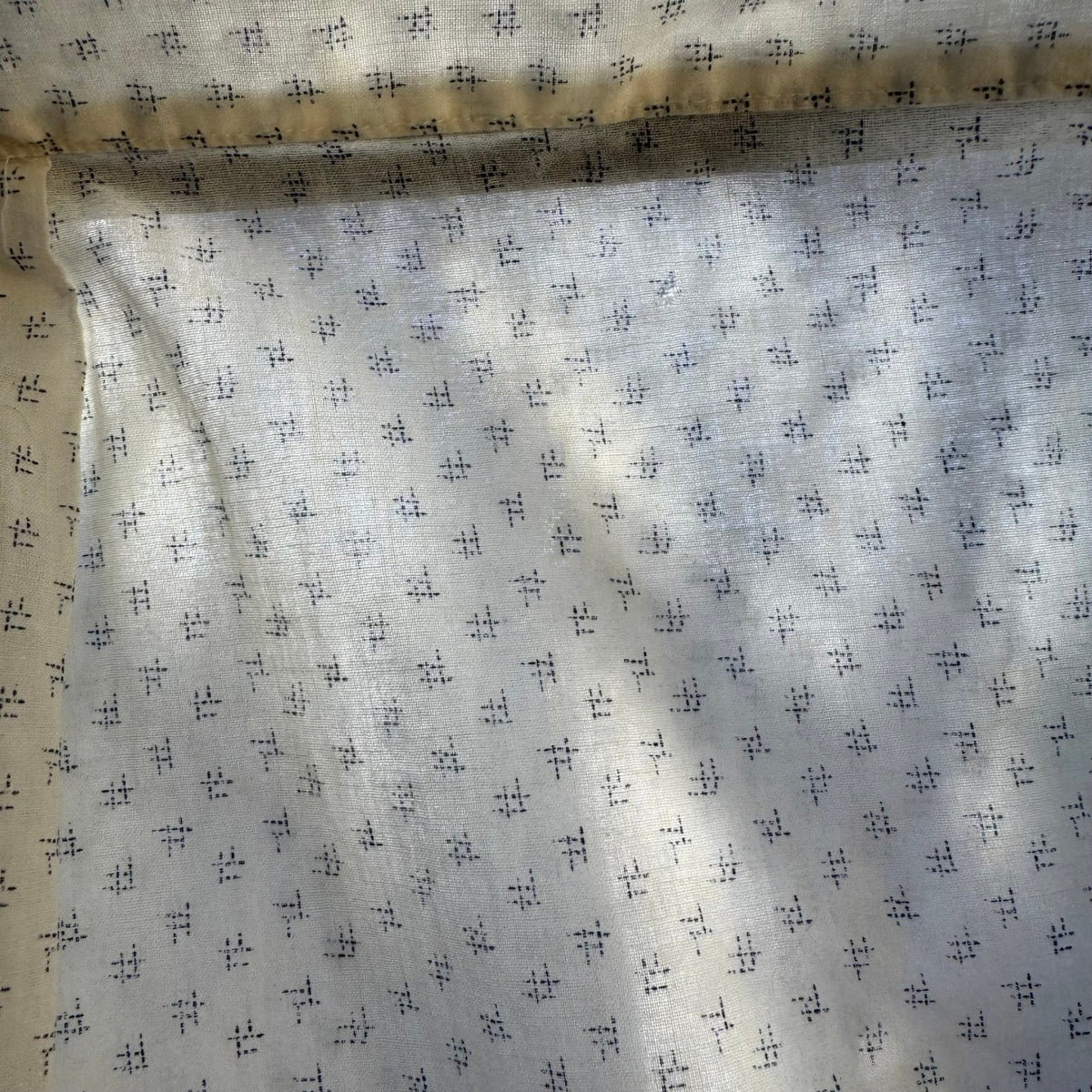 Album by Kenzo Vintage 90s Japanese Minimalist Geometric Cotton Gauze Shirt