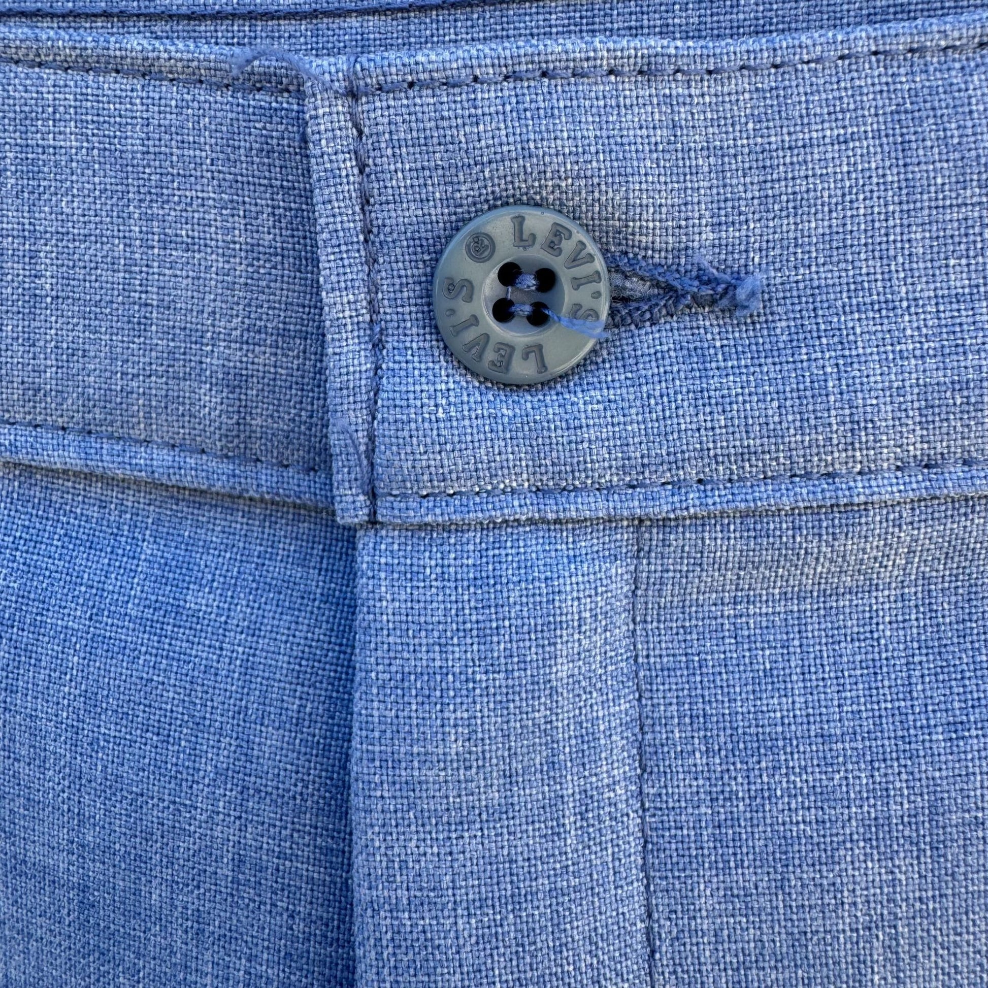 Levi Strauss Vintage 70s Womens Blue High Rise Straight Leg Pants Trousers 14