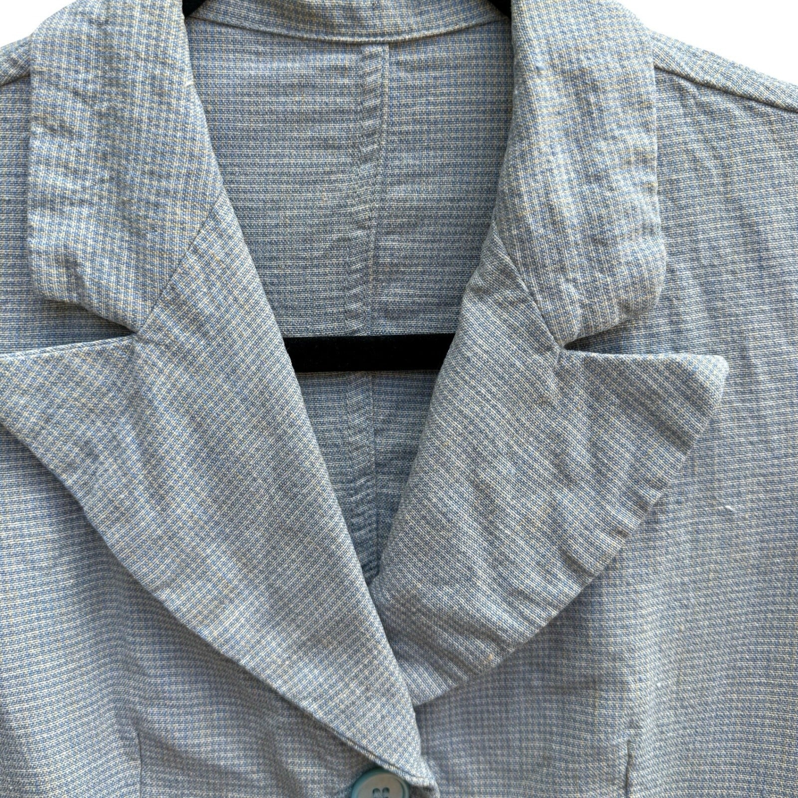 Cool Hunting People 100% Italian Flax Linen Cutaway Blazer Jacket Equestrian XS
