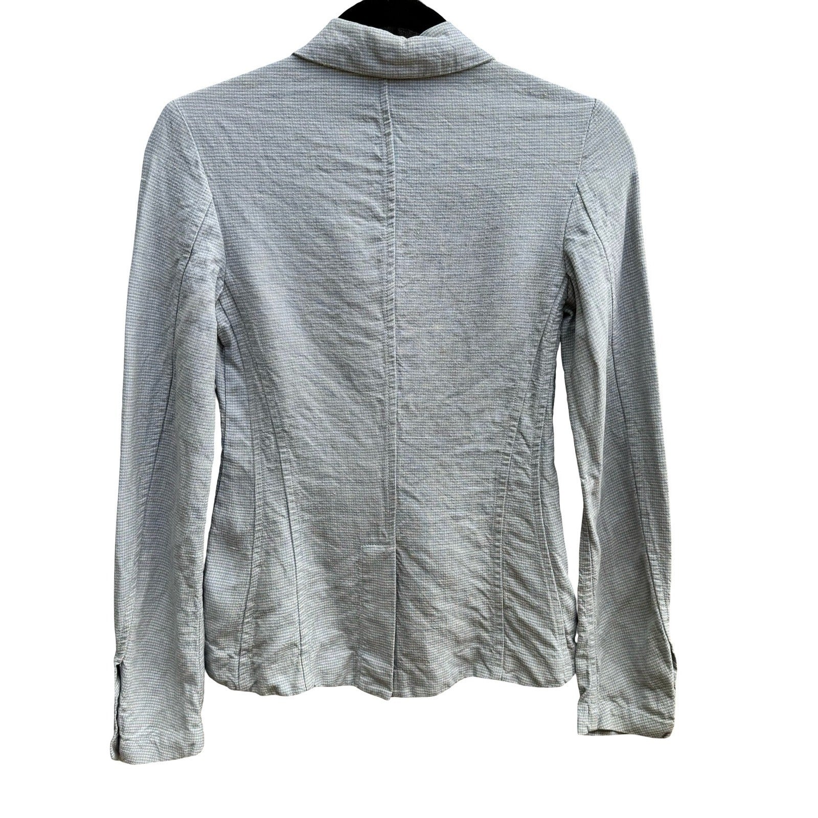 Cool Hunting People 100% Italian Flax Linen Cutaway Blazer Jacket Equestrian XS