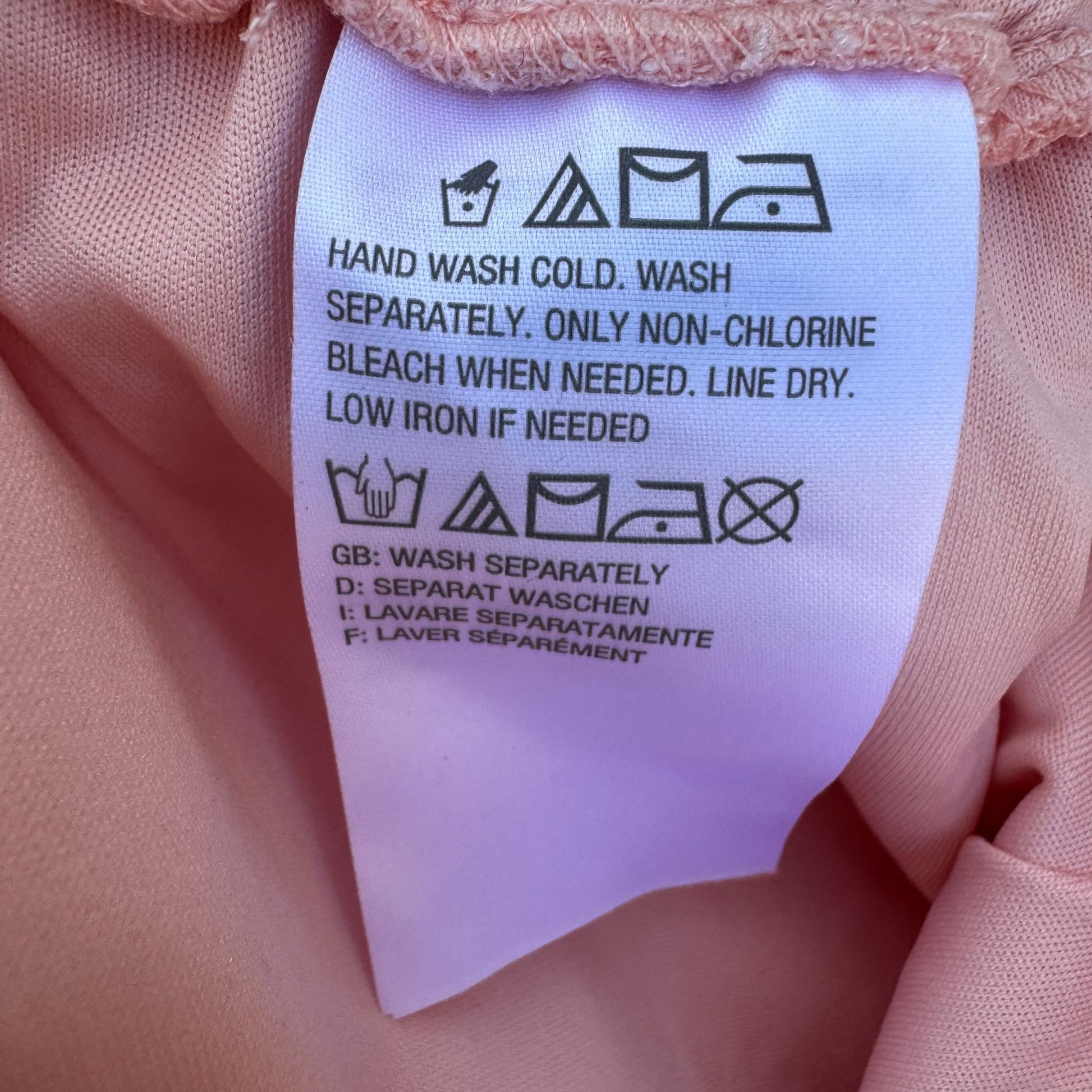 Isaac Mizrahi Live Womens Pink Lace Overlay Elastic Waist Lined Wide Leg Pants M