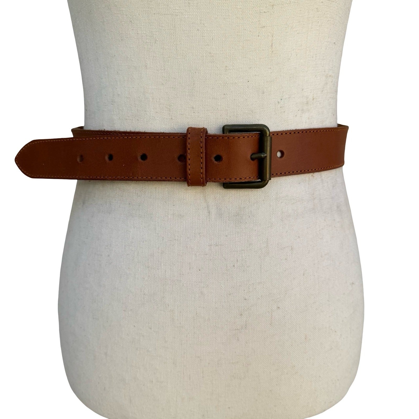Mulberry Company Vintage Tan Brown Leather Belt Made in England Size 30 75