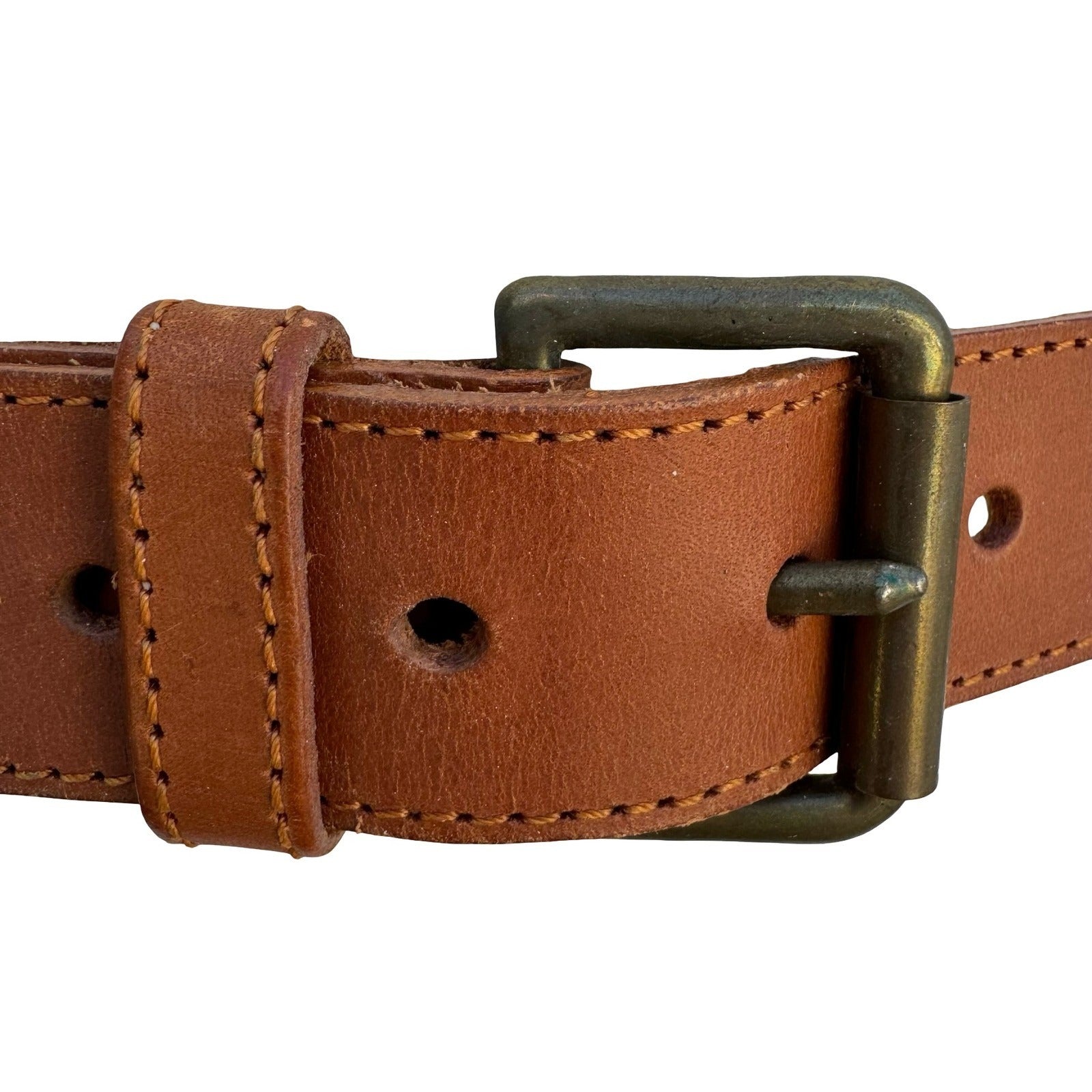 Mulberry Company Vintage Tan Brown Leather Belt Made in England Size 30 75