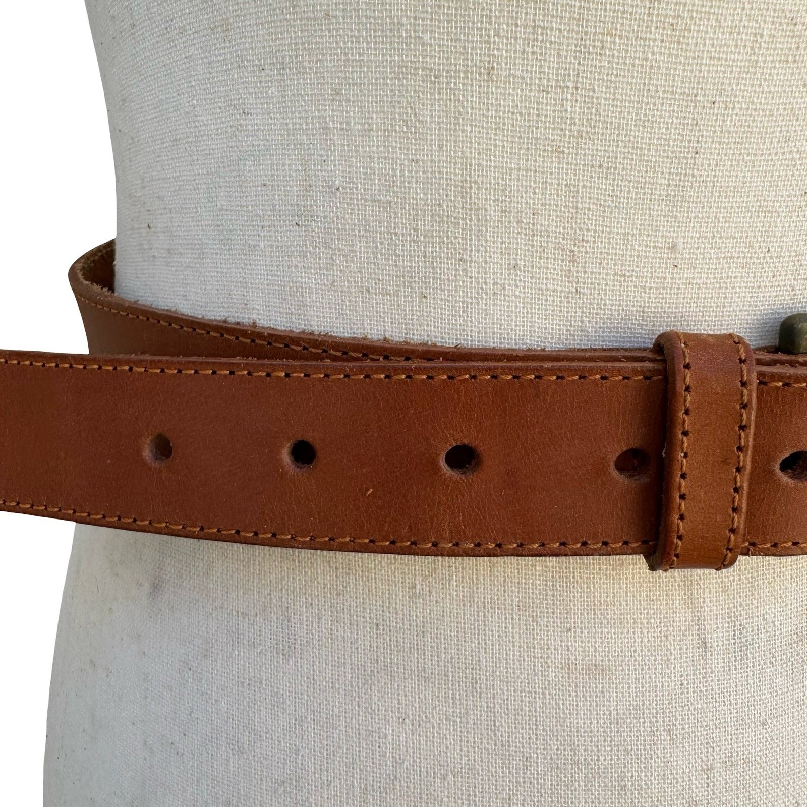 Mulberry Company Vintage Tan Brown Leather Belt Made in England Size 30 75