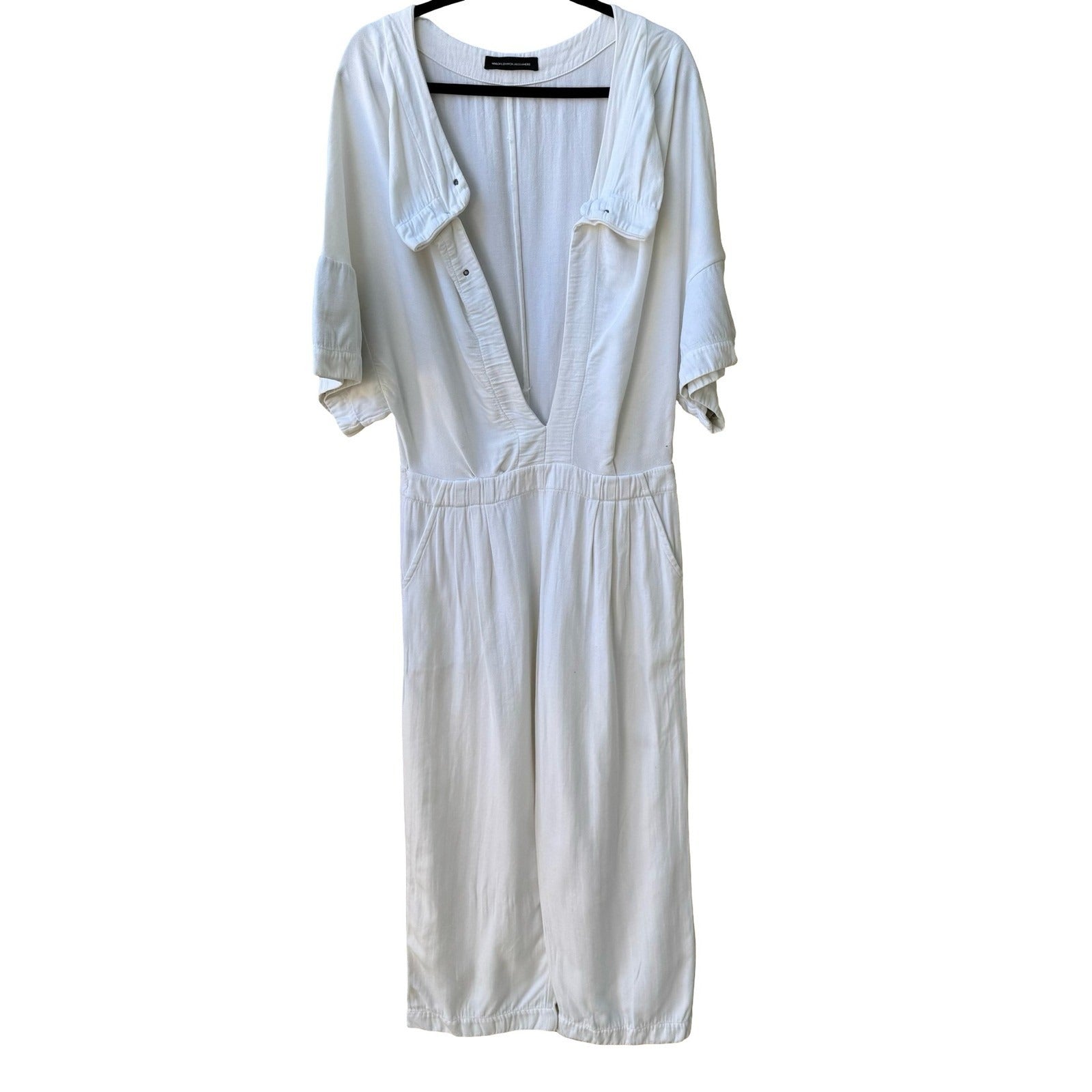 Alexandre Herchcovitch Avant Garde Minimalist Designer Herringbone Jumpsuit