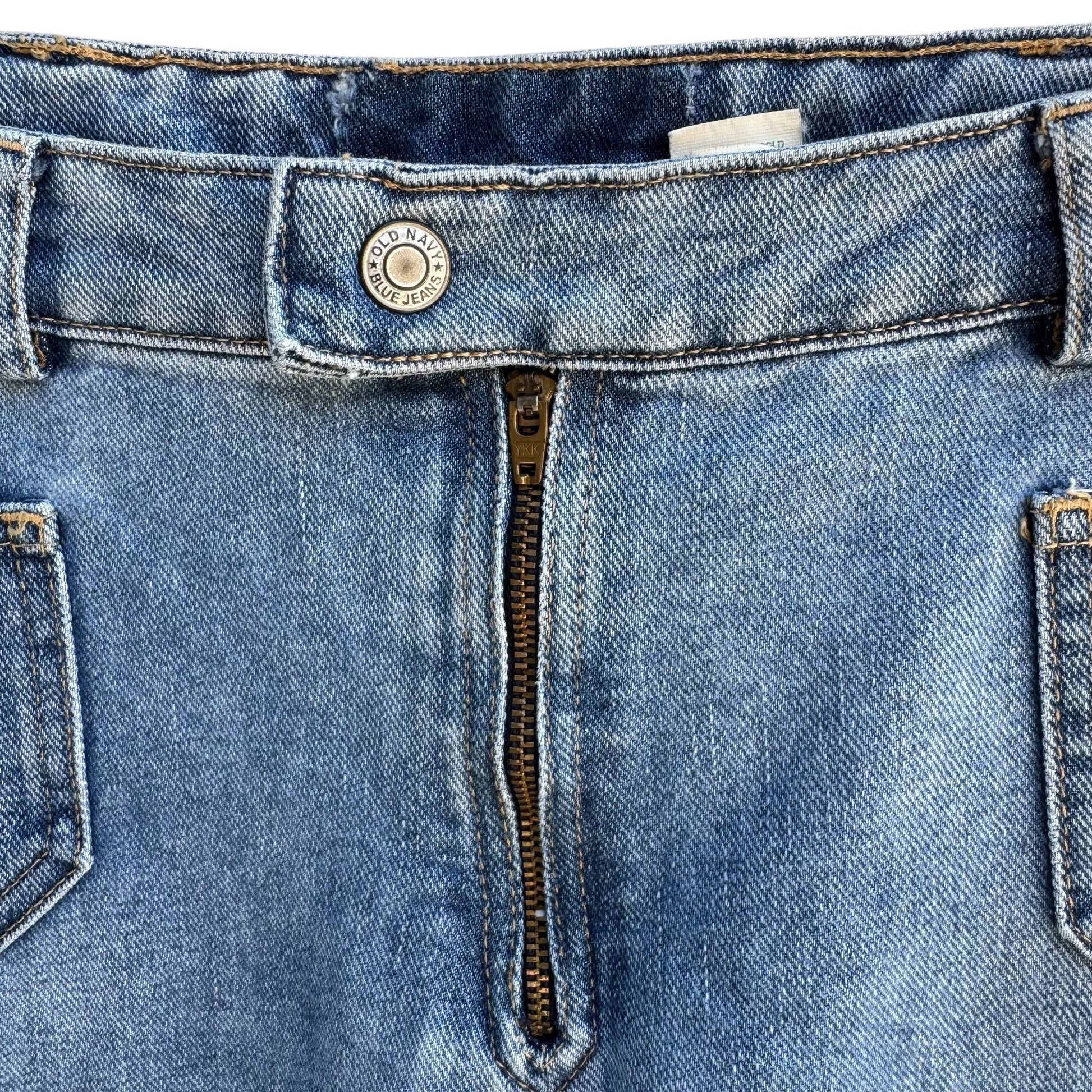 Old Navy Vintage Y2K Womens Light Blue Wash Low Rise Bootcut Denim Jeans 12