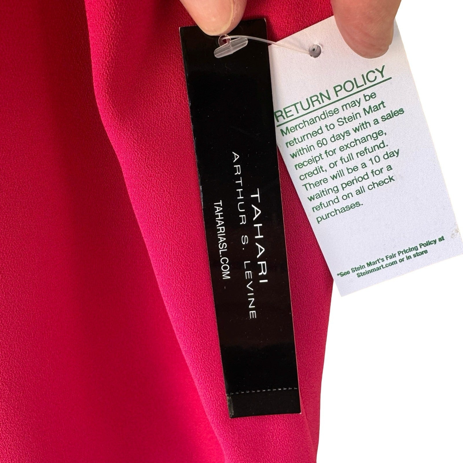 Tahari Arthur S Levine Professional Layering Pink Pleated Workwear Blouse XL NEW