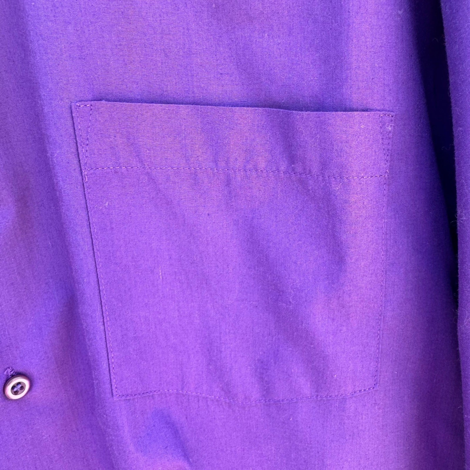 Berlioni Italy Vintage Business Professional Dress Shirt Purple Mens XL Office