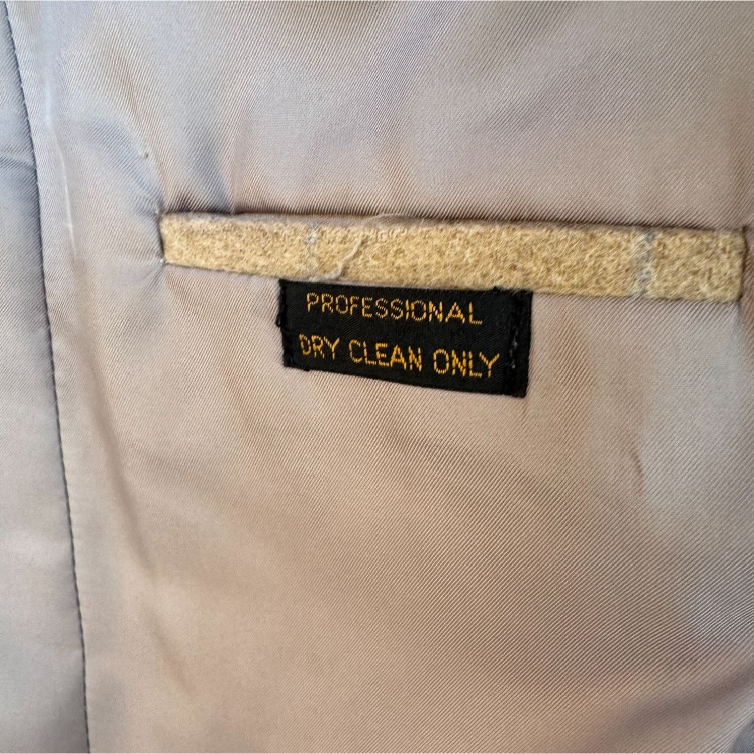 Phillipe Gabriel Designer Collection Vintage Mens Wool Taupe Plaid Blazer Jacket 42R