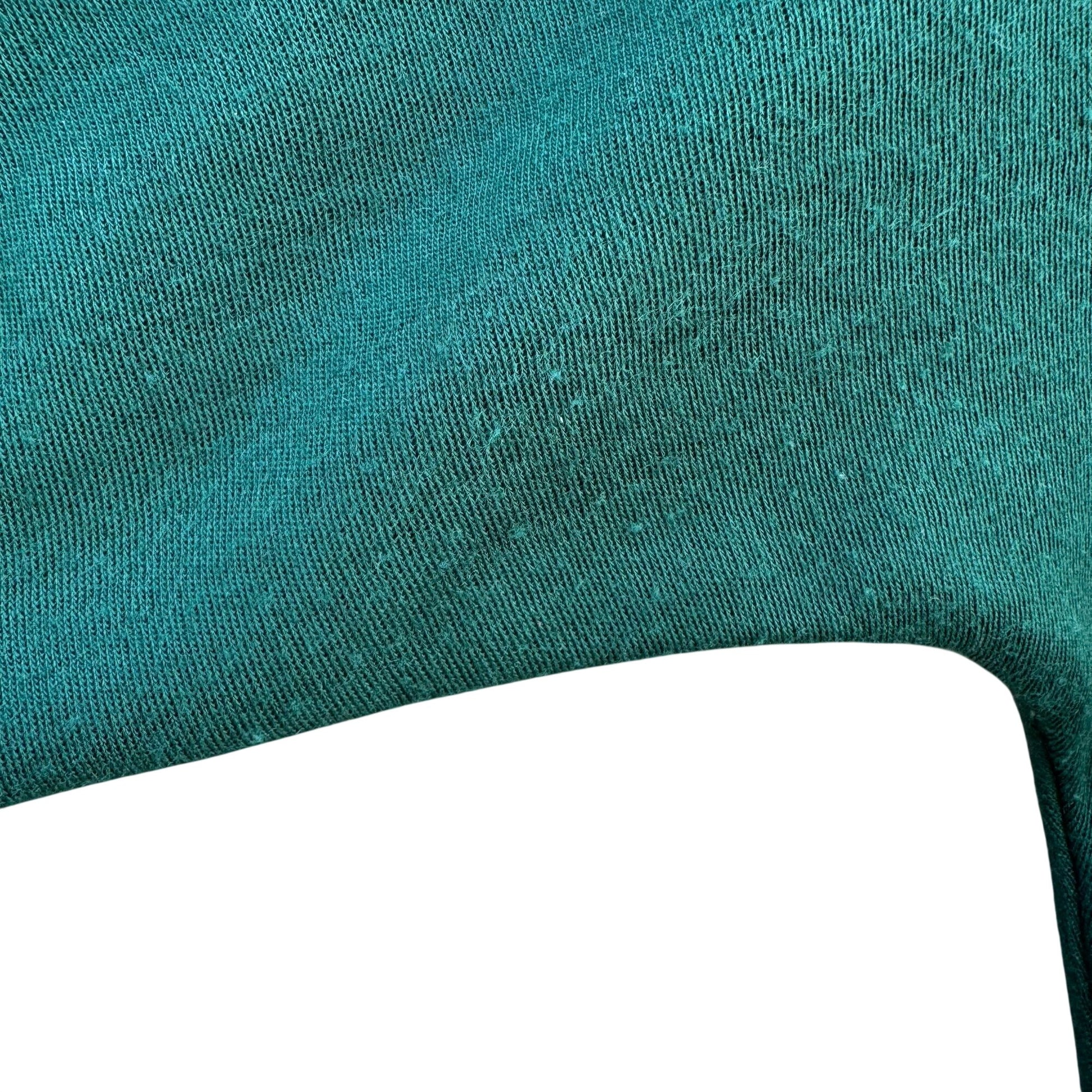 Liz Claiborne Vintage Womens Petite XS Green Mockneck Sweater Dress Wool Blend