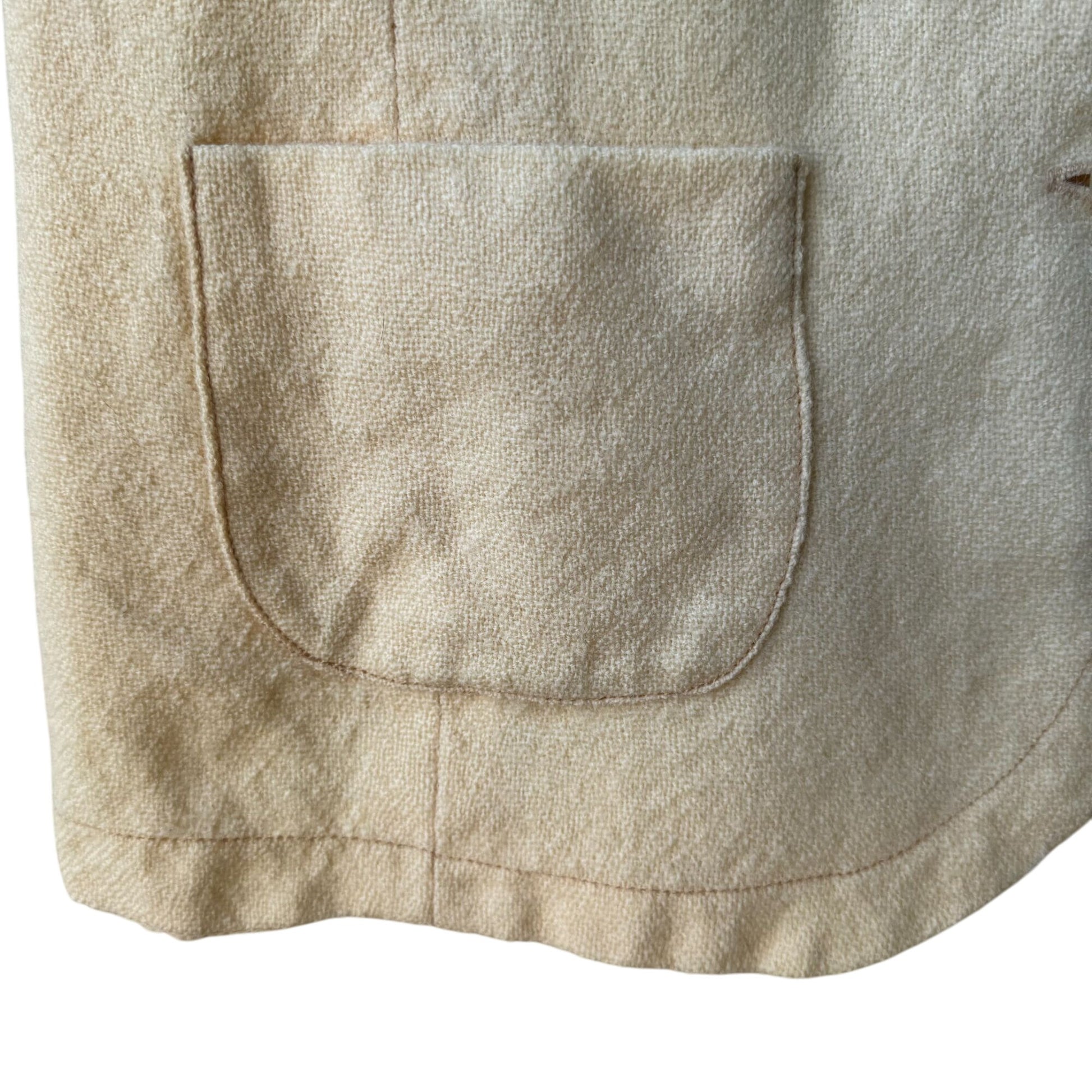 Bronson of California Vintage 50s 60s Butter Womens Wool Lined Four Pocket Vest